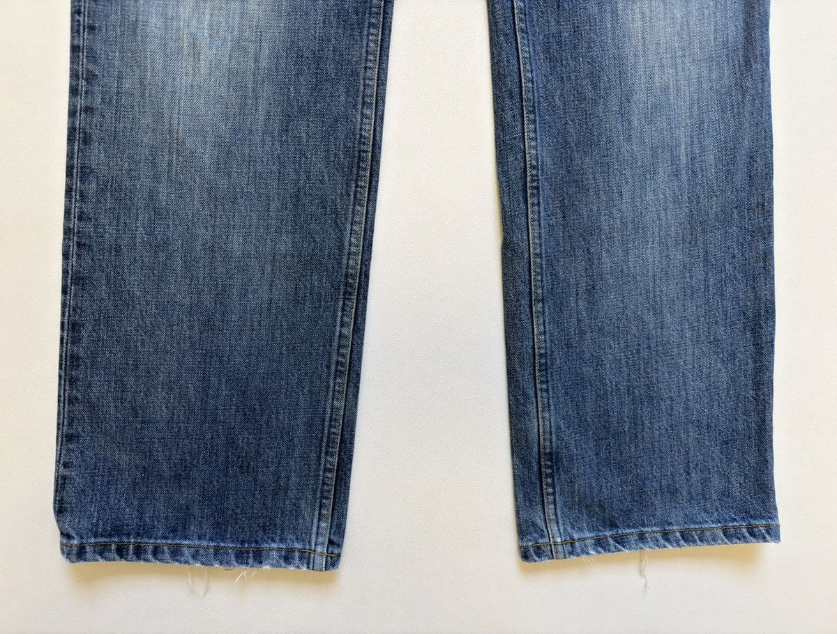 Helmut Lang OG ‘Thrashed Whiskered’ Blue Denim Jeans Size US 34 / EU 50 - 12 Thumbnail