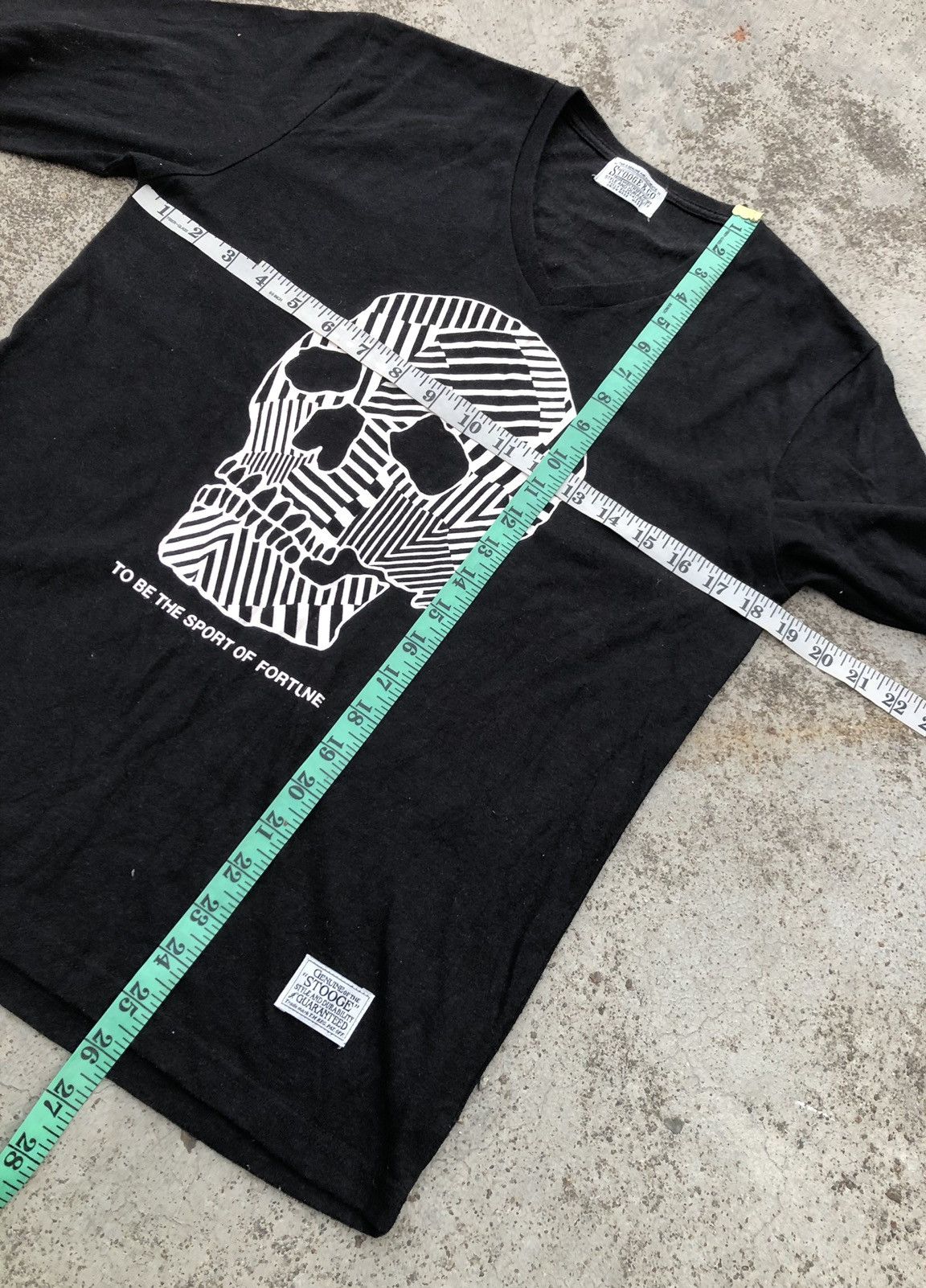 Seditionaries SKULL⚡️⚡️STOOGE & CO V NECK LONG SLEEVE Size US S / EU 44-46 / 1 - 8 Thumbnail
