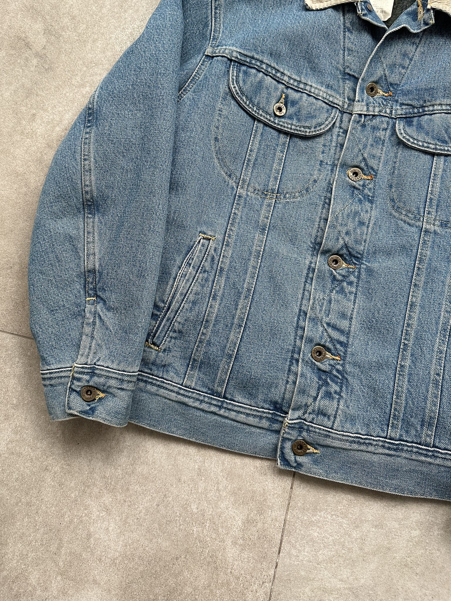 Lee Vintage Lee Blue Denim Trucker Sherpa Jacket Size US M / EU 48-50 / 2 - 6 Thumbnail