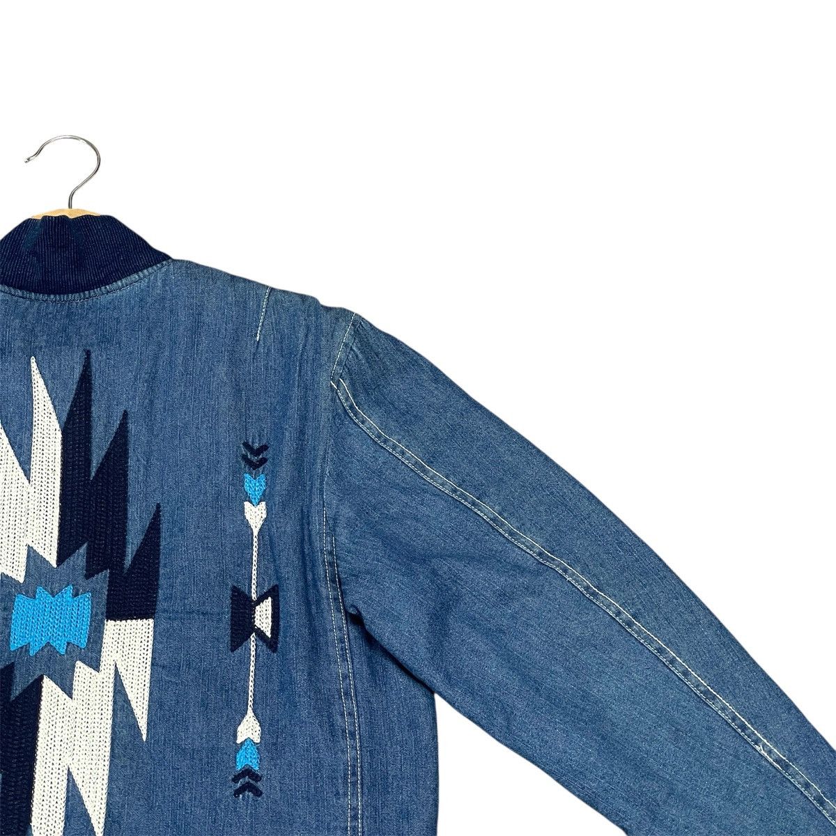 Native Vintage Local Motion Denim Bomber Native Style Jacket Size US M / EU 48-50 / 2 - 13 Thumbnail