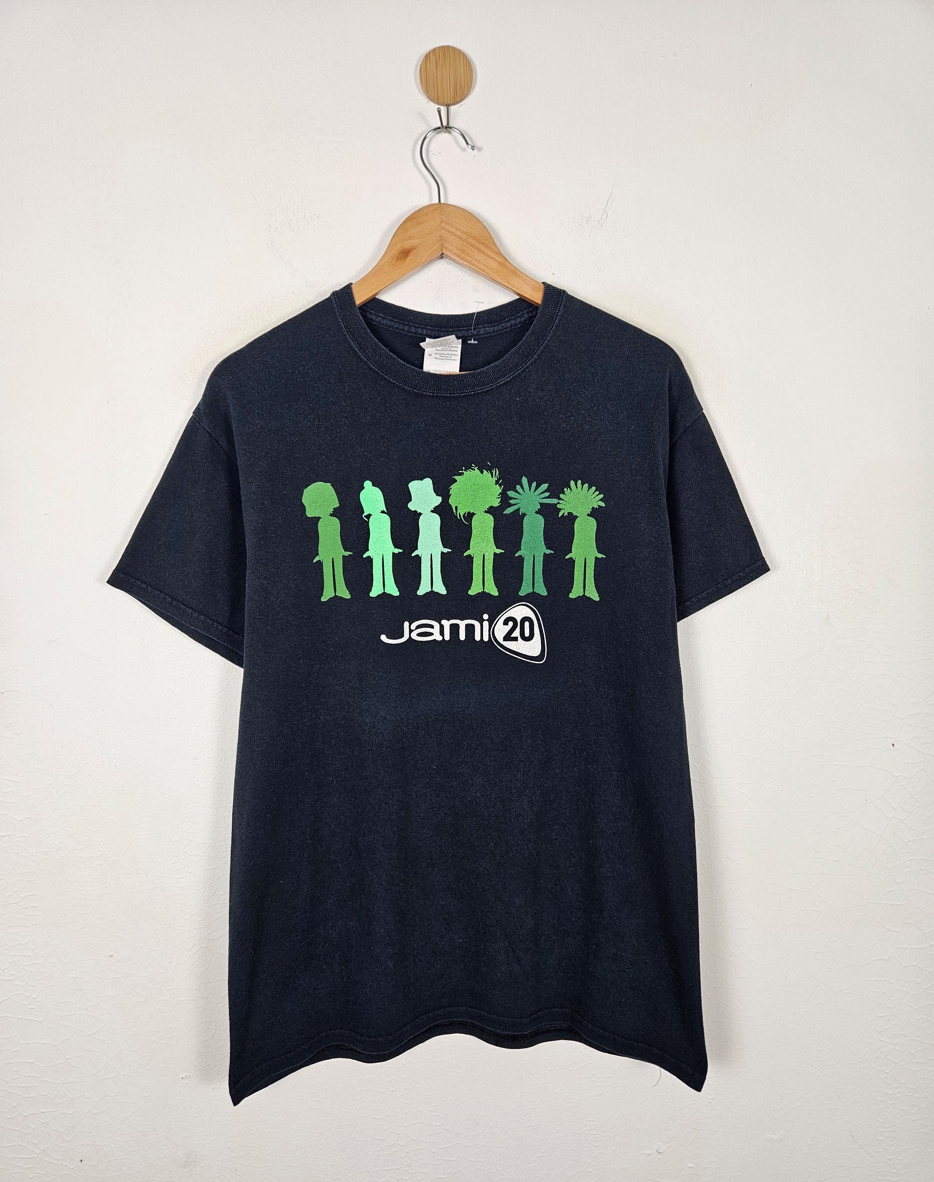 image of Band Tees x Vintage Jamiroquai Acid Funk 92:12 Shirt in Black, Men's (Size Medium)