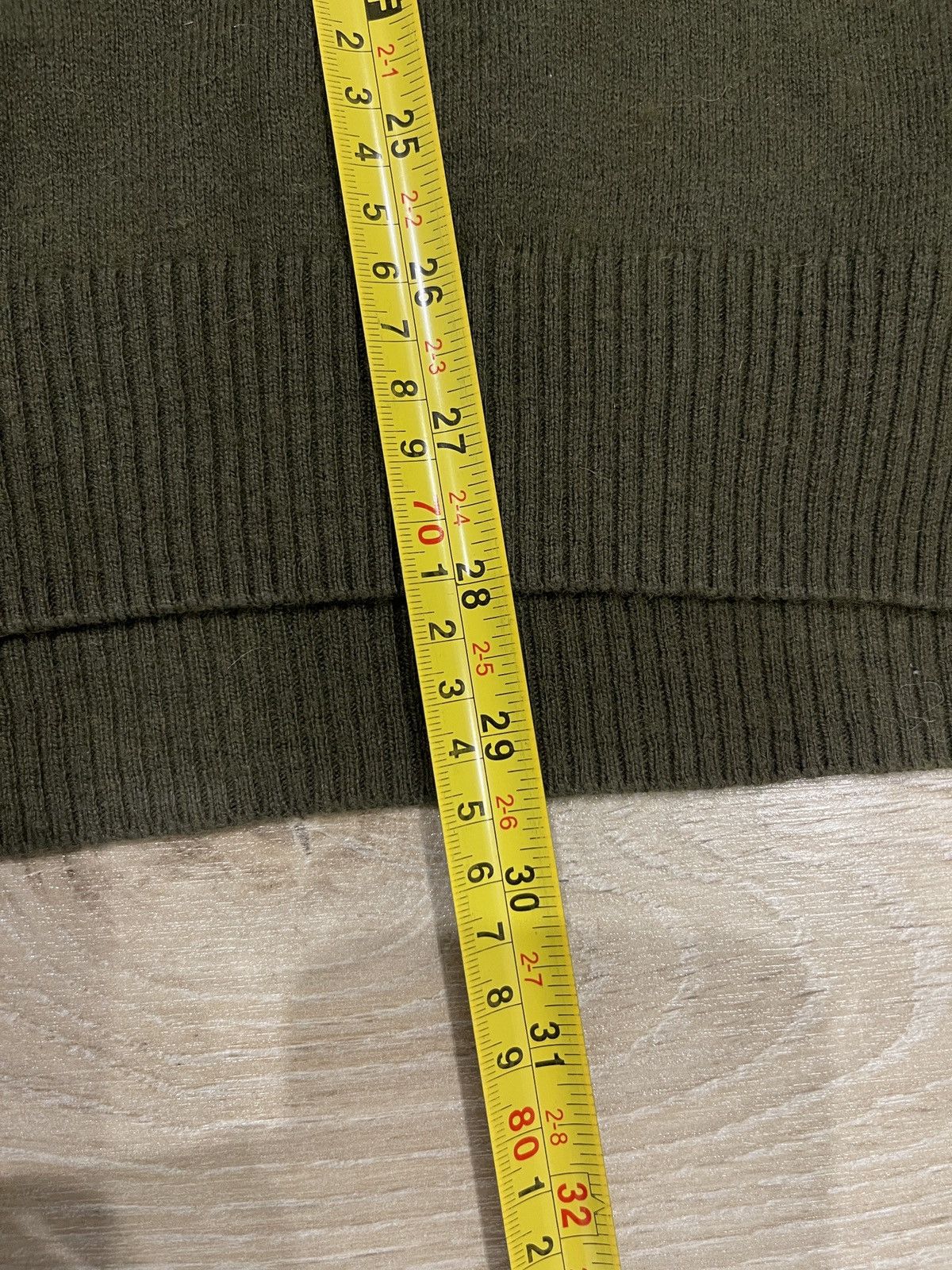 Lyle & Scott Lyle & Scott Wool Jumper XL Olive Green Knitted Sweater Size US XL / EU 56 / 4 - 9 Thumbnail