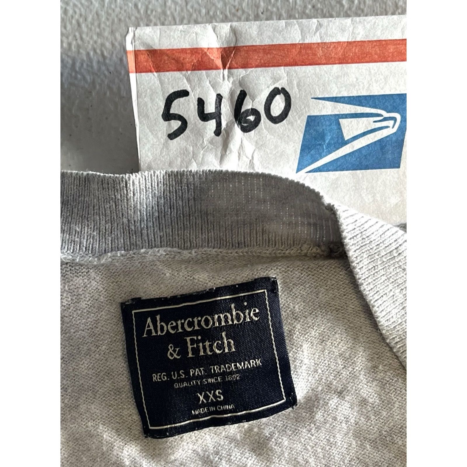 Abercrombie & Fitch Abercrombie & Fitch Women’s Cardigan Sweater Gray XXS Long Sleeve Button Closure Open Knit Lightweight Pockets Logo Regular Size XXS / US 00 / IT 34 - 7 Thumbnail