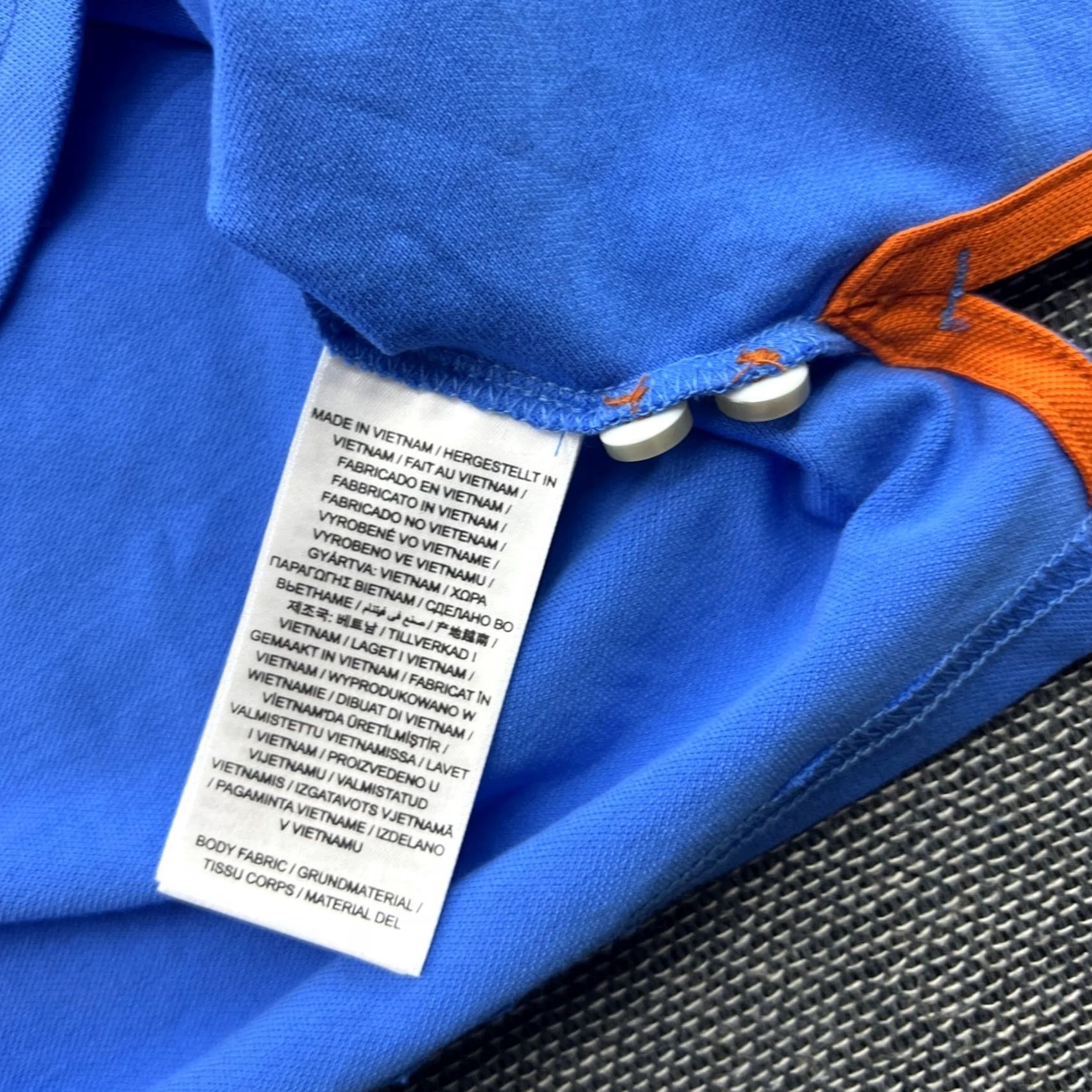 Gant GANT Mens Polo Shirt XL Blue Button Short Sleeve Size US XL / EU 56 / 4 - 7 Thumbnail