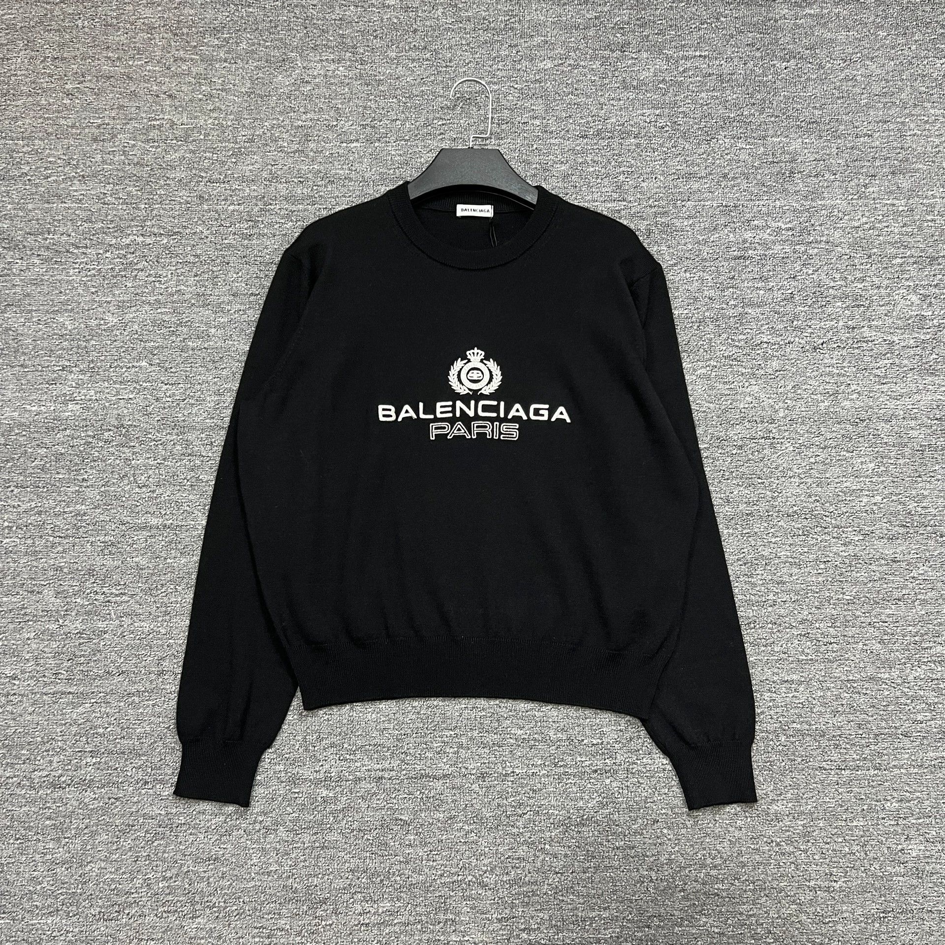 Balenciaga Balenciaga Crown Wheat Sprout Knitted Shirt Size US M / EU 48-50 / 2 - 1 Thumbnail