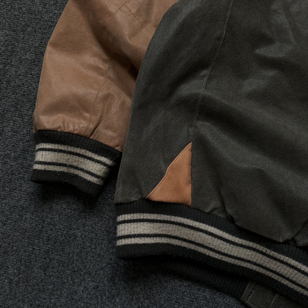 20471120 VTG Mans Leather Jacket With Hood Tom Tailor Size XL Hype Size US XL / EU 56 / 4 - 12 Thumbnail