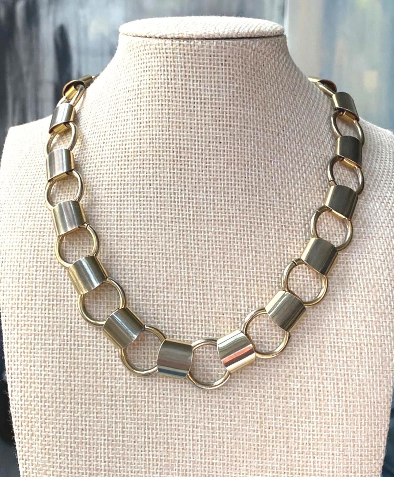Other Vintage Donald Stannard Gold Tone Link Necklace Signed Rare Size ONE SIZE - 1 Thumbnail