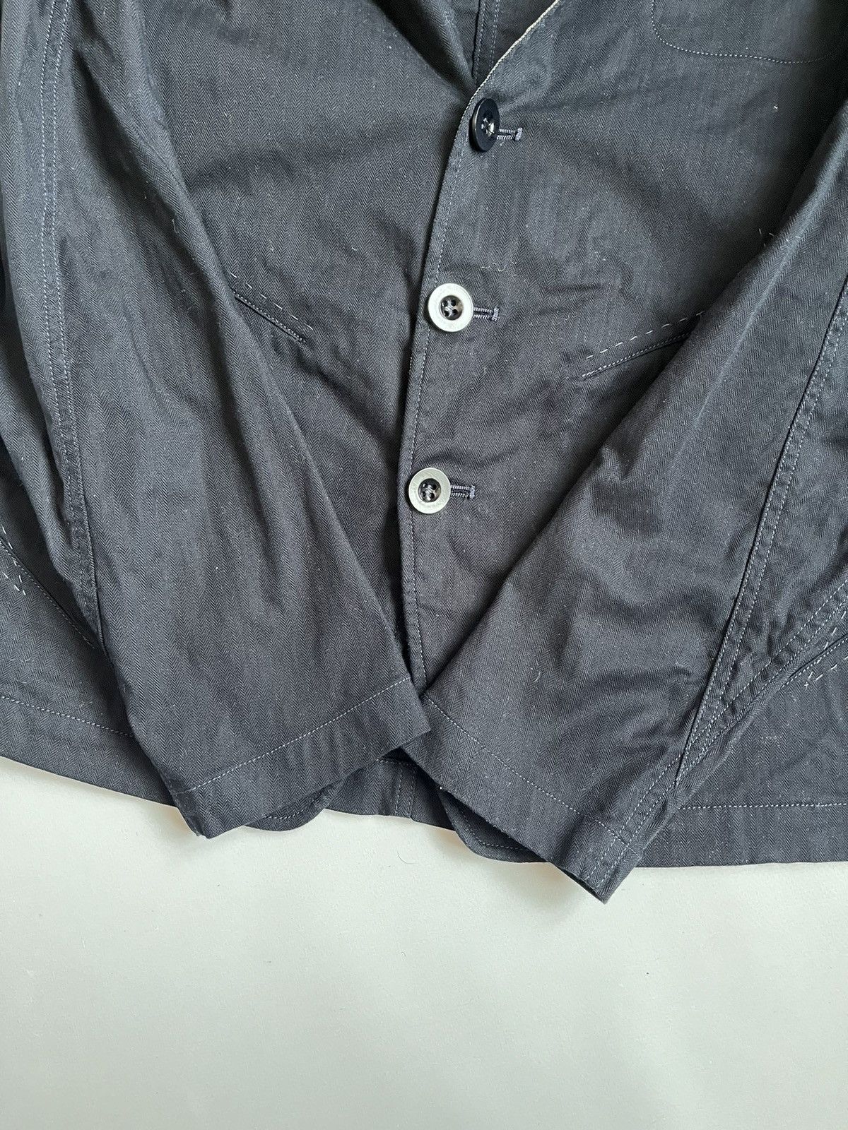 Marithe + Francois Girbaud Le Casual De Marithe Francois Girbaud HBT Men Navy Blazer Size US XL / EU 56 / 4 - 17 Thumbnail