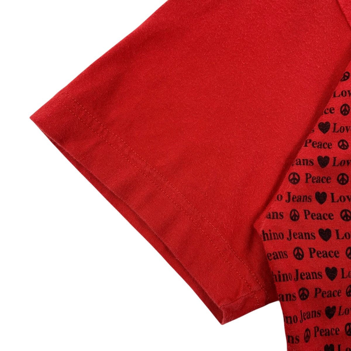 Moschino × Vintage Vintage MOSCHINO JEANS spellout printed designer tee Size US L / EU 52-54 / 3 - 5 Thumbnail