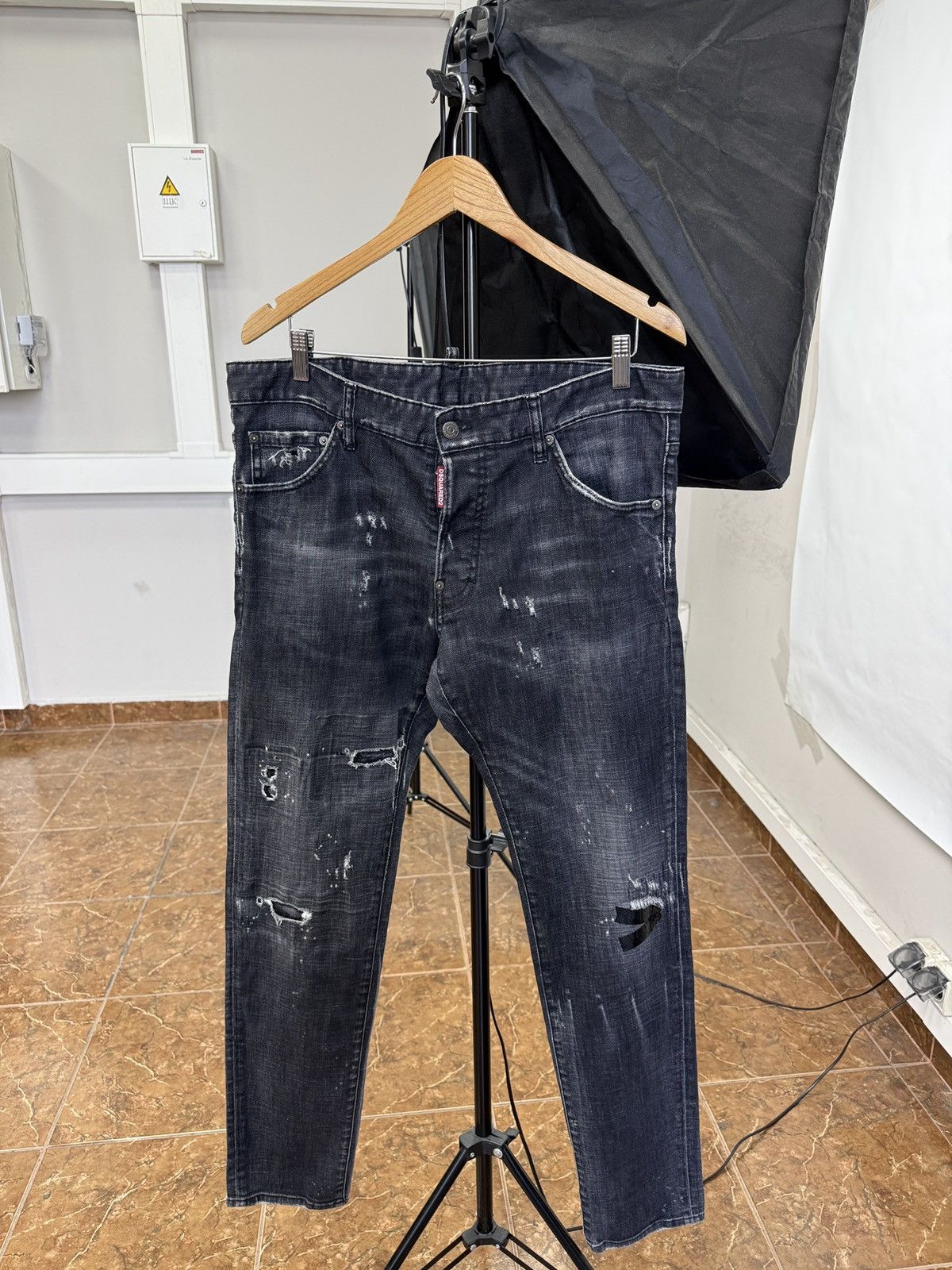 Dsquared2 🇮🇹 Y2K Dsquared2 Punk Jeans Made in Italy Opium Chief Keef Size US 36 / EU 52 - 1 Thumbnail