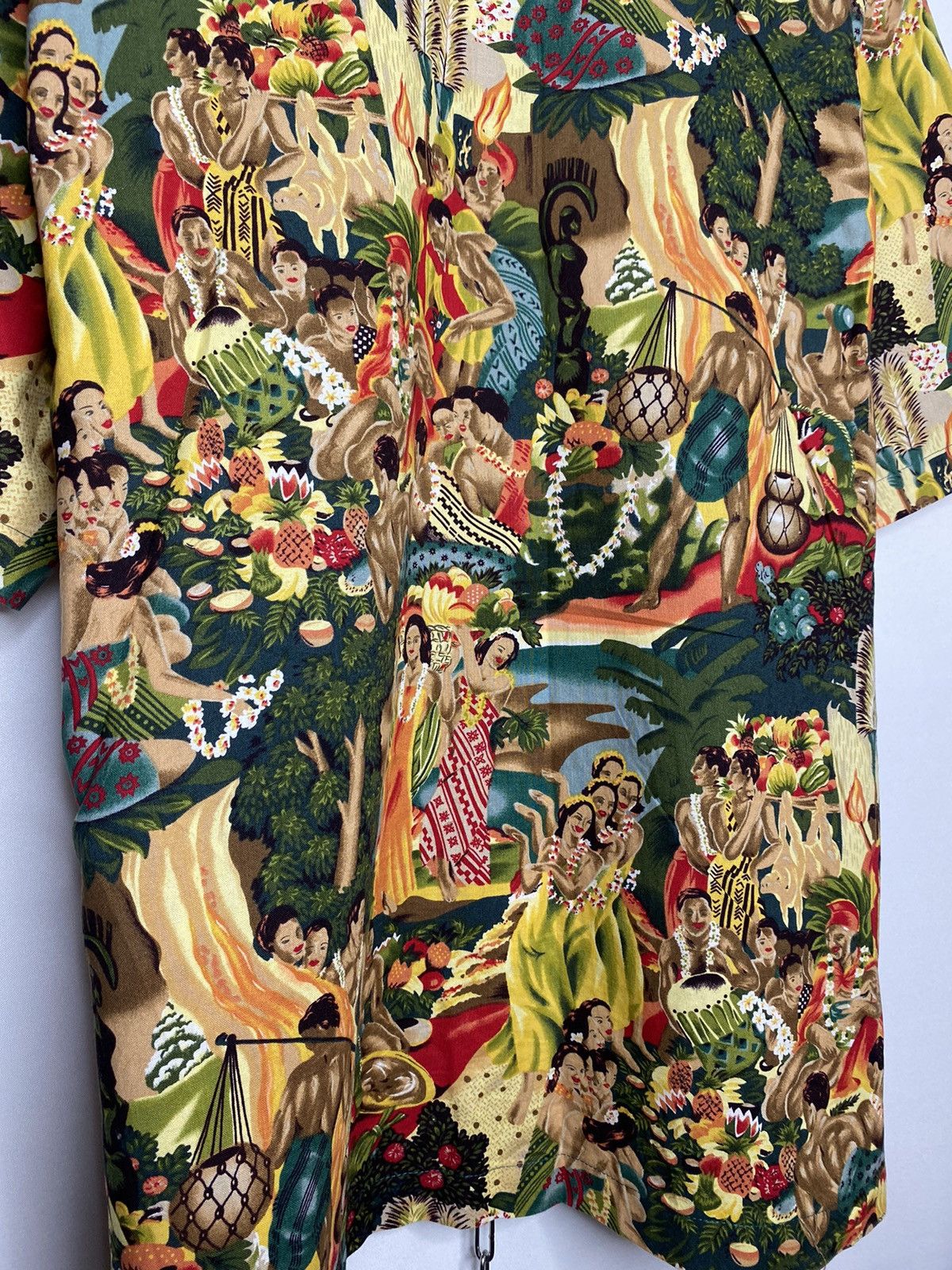 Other 🌴Men’s Vintage Art Crazy Hawaiian Shirt Overprint Designer🌴 Size US XL / EU 56 / 4 - 9 Thumbnail