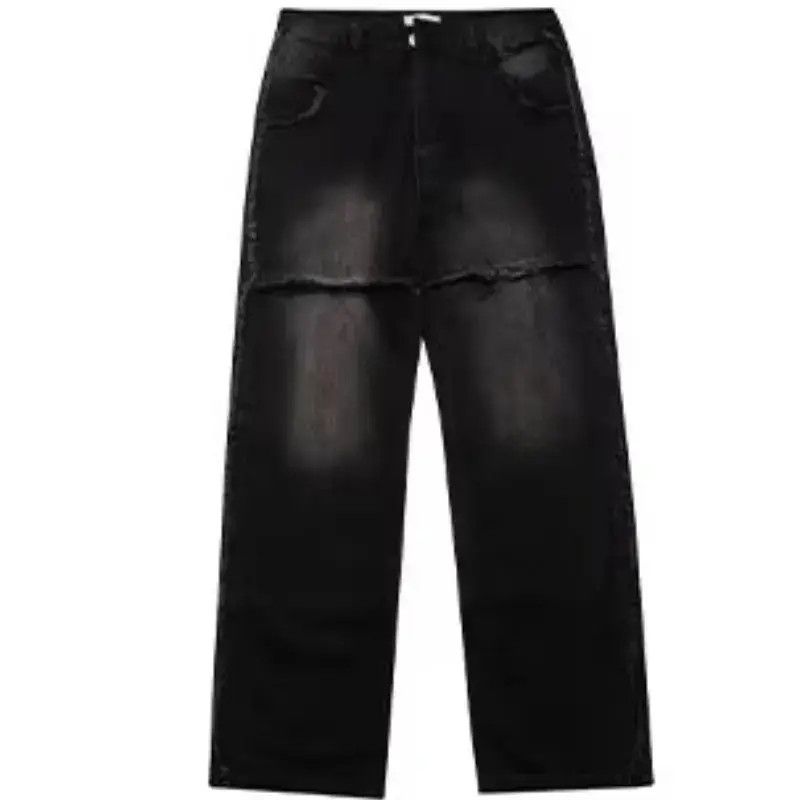 Japanese Brand Retro hip-hop high street straight leg jeans Size US 30 / EU 46 - 6 Thumbnail