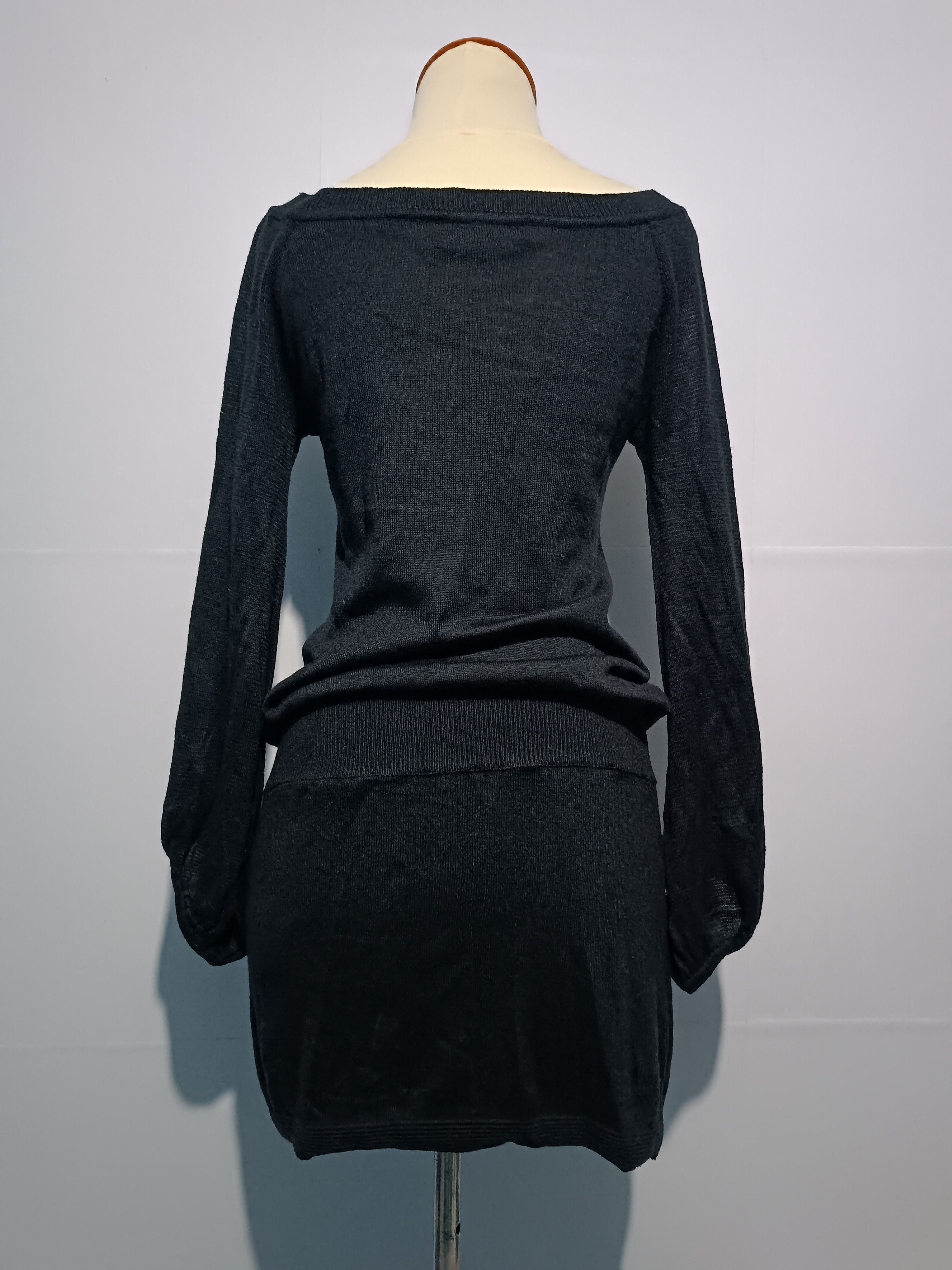 If Six Was Nine × Japanese Brand × Le Grande Bleu (L.G.B.) Y2K Egoist Open Collar Long Sleeve T Shirt Black Size L / US 10 / IT 46 - 3 Thumbnail
