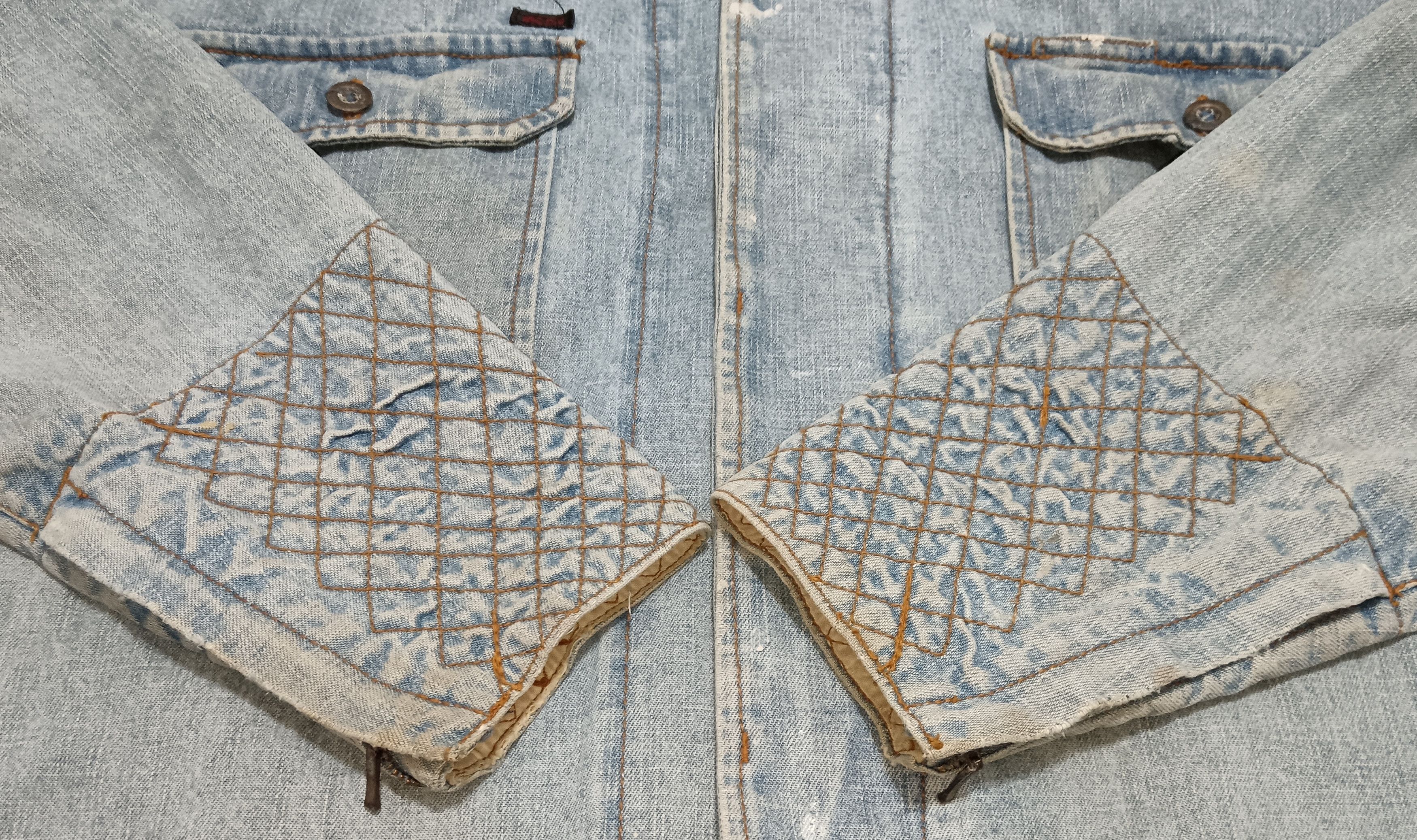 If Six Was Nine VINTAGE TOBI YAKATA WORKER DENIM JACKET Size US XL / EU 56 / 4 - 5 Thumbnail