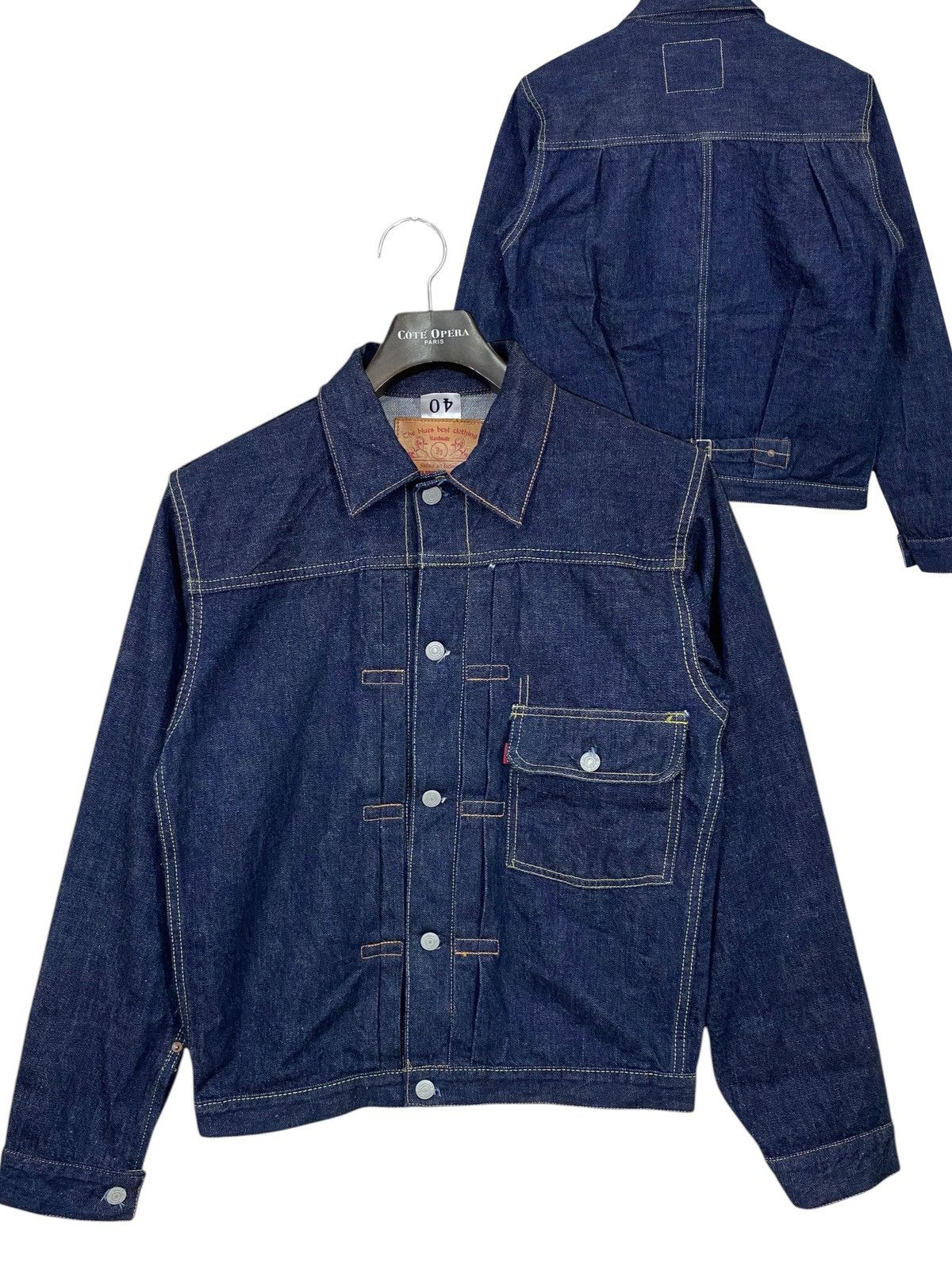 Designer × Handmade 🔥HANDMADE🔥 TYPE 1 JACKET T BACK INSPIRED LEVIS 45-46s Size US M / EU 48-50 / 2 - 1 Thumbnail