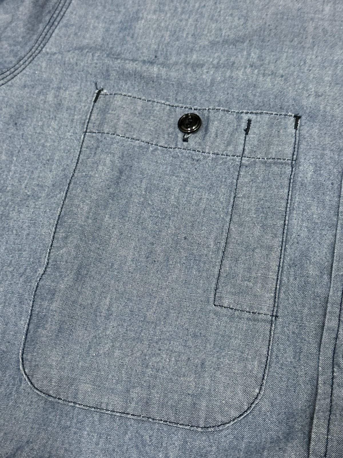Engineered Garments Engineered Garments Work Shirt In Indigo Cotton Chambray Size US M / EU 48-50 / 2 - 17 Thumbnail