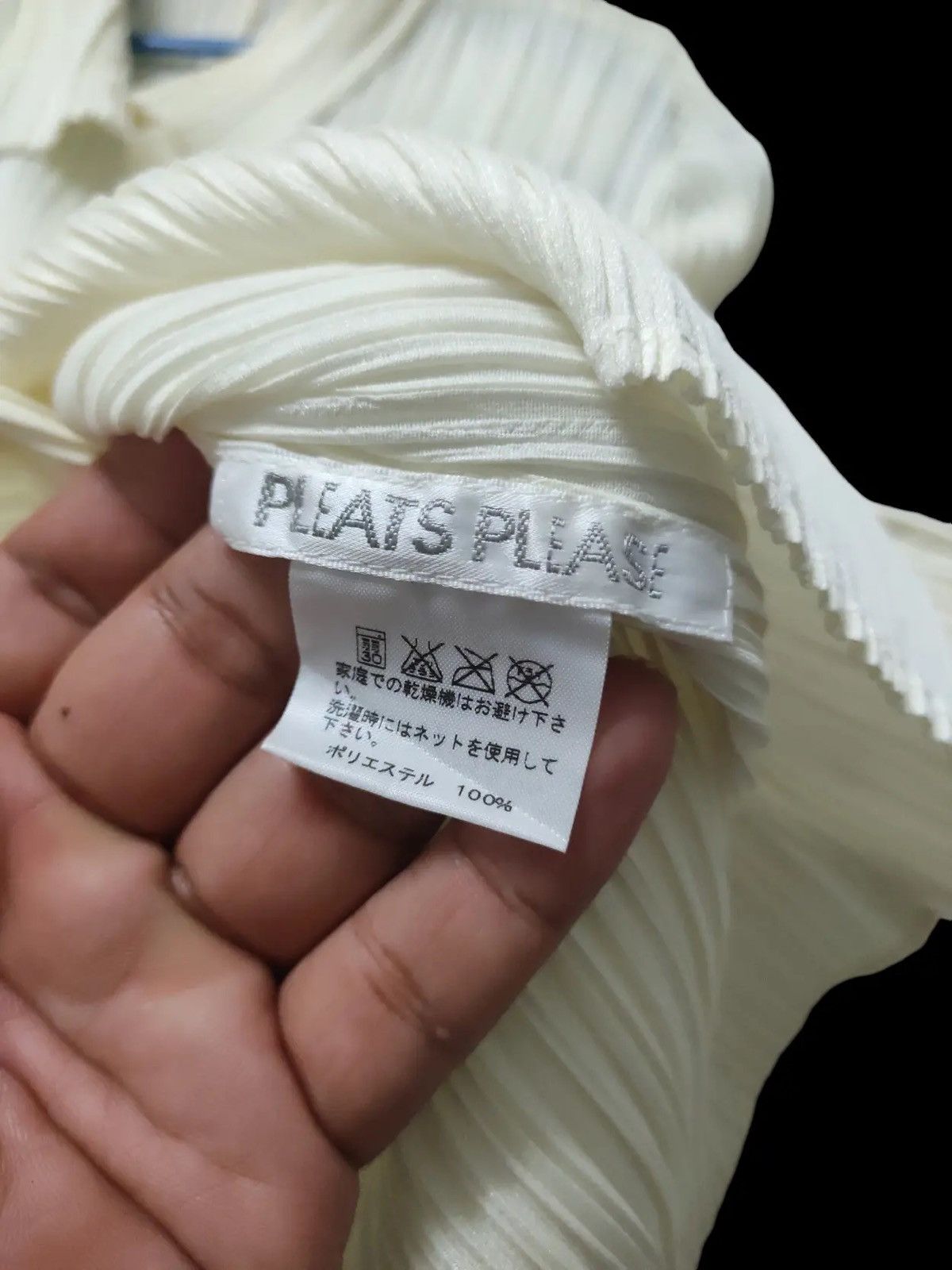 Issey Miyake issey Miyake Pleats Please Cream Button Up Size M / US 6-8 / IT 42-44 - 6 Thumbnail