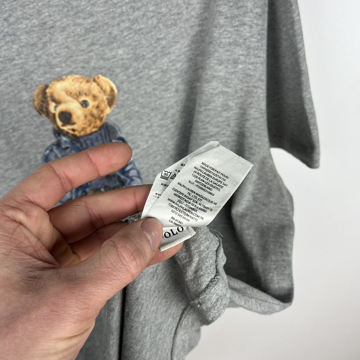 Polo Ralph Lauren Designer Polo Bear by Ralph Lauren big logo T Shirt Size US XL / EU 56 / 4 - 9 Thumbnail