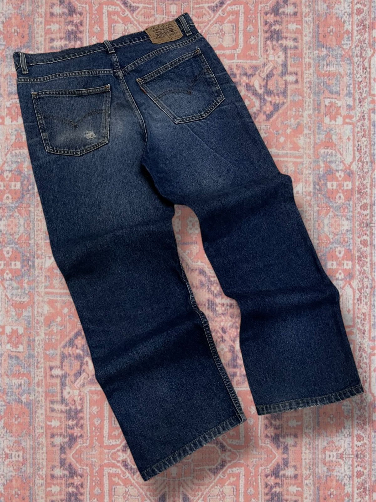 Levi's Vintage Clothing Vintage Rare Levis Strauss & Co 605 Orange Tab Distressed Size US 34 / EU 50 - 10 Thumbnail