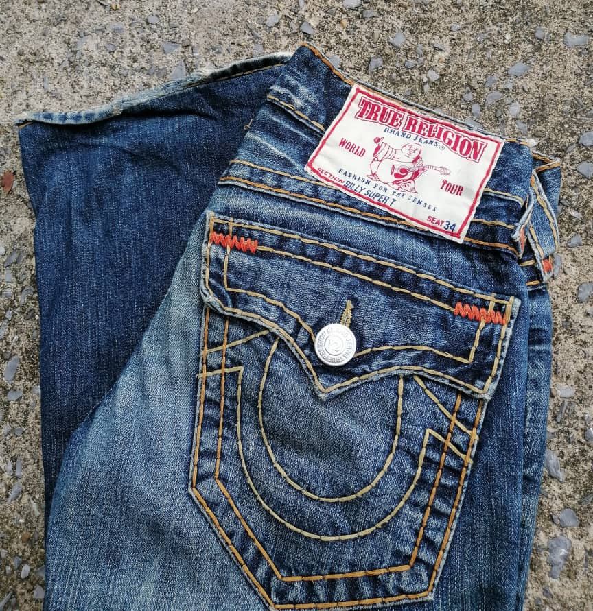 Other True Religion Billy Super T Denim Jeans Size 30" / US 8 / IT 44 - 3 Thumbnail