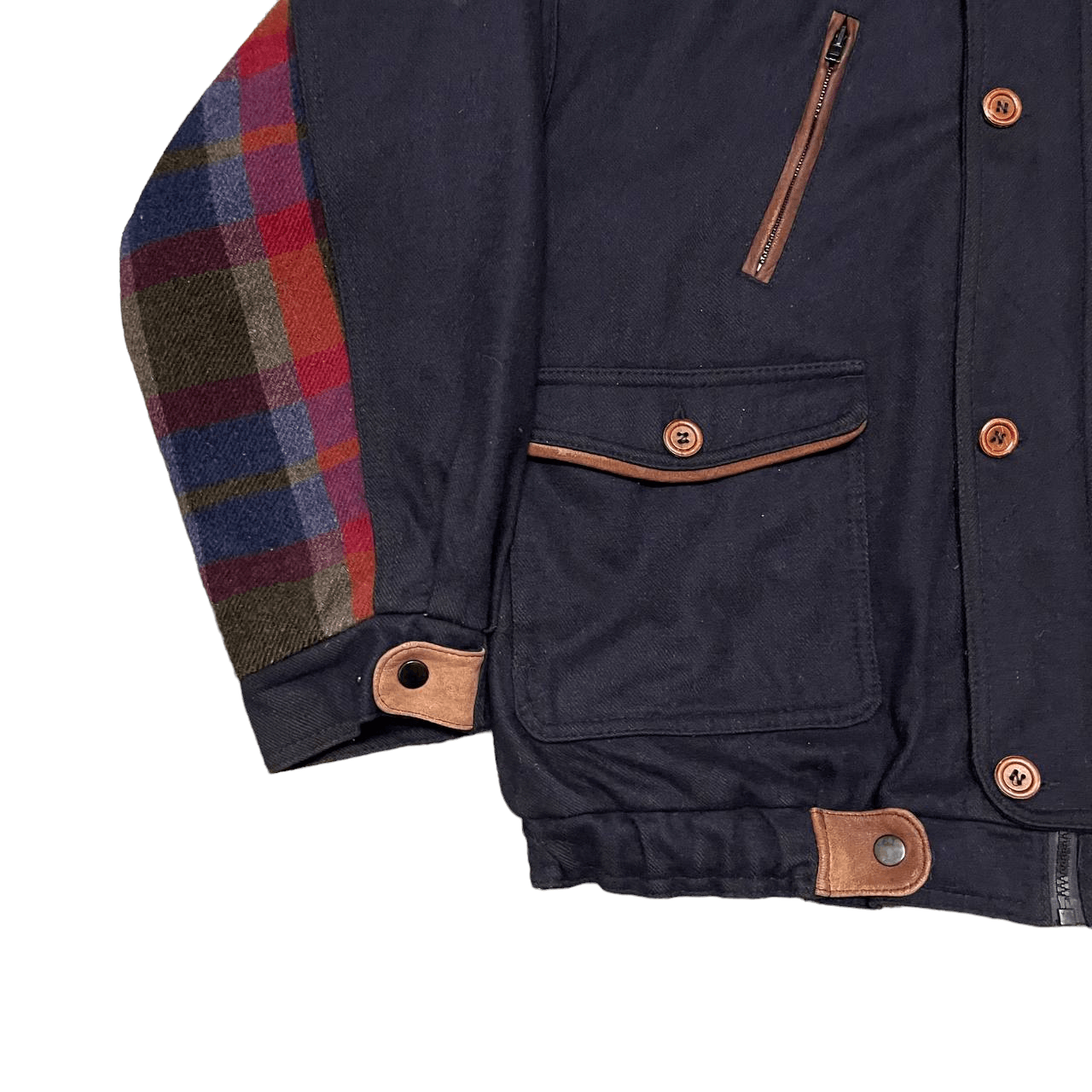 Vintage Vintage Lupo As Wool Bomber Style Jacket Made in Norway Size US M / EU 48-50 / 2 - 3 Thumbnail