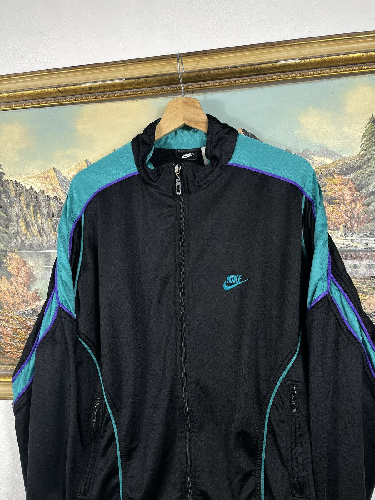 Nike × Vintage Nike 90s y2k hoodie crewneck oversize boxy skate hiphop Size US M / EU 48-50 / 2 - 4 Thumbnail
