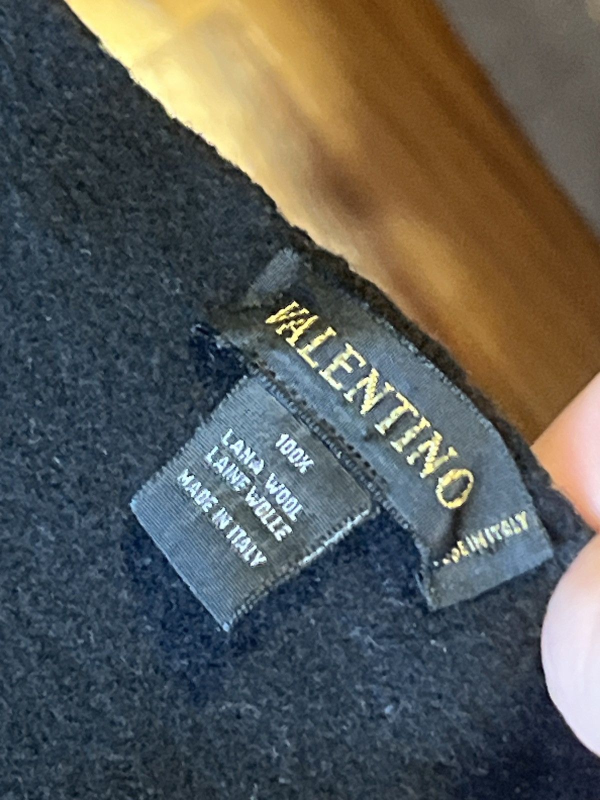 Valentino Valentino 100% wool Men’s Scarf Vintage y2k Size ONE SIZE - 2 Thumbnail