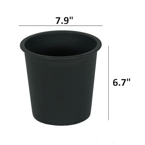 Designer × Homemade 7.9" Round Nursery Plant Pot - Garden Plastic Pots with Drai Size US L / EU 52-54 / 3 - 7 Thumbnail