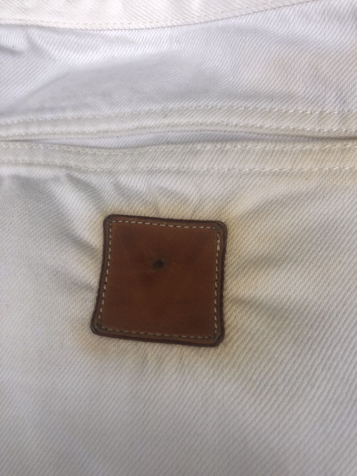 Louis Vuitton Louis Vuitton Embroidered V Leather Denim Size US 36 / EU 52 - 18 Thumbnail