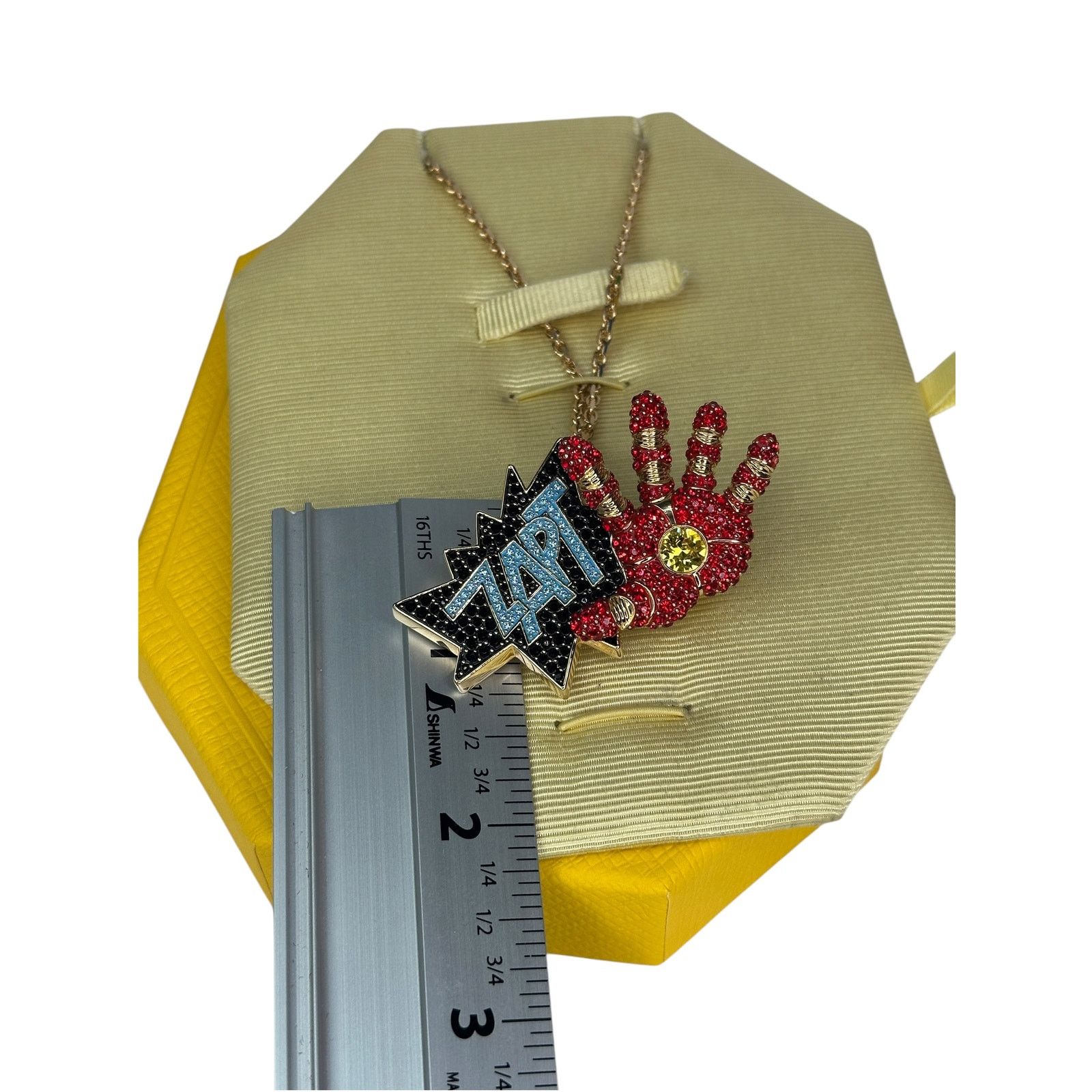 Swarovski Swarovski Iron Man Marvel Necklace Pendant brooch Unisex Size ONE SIZE - 9 Thumbnail