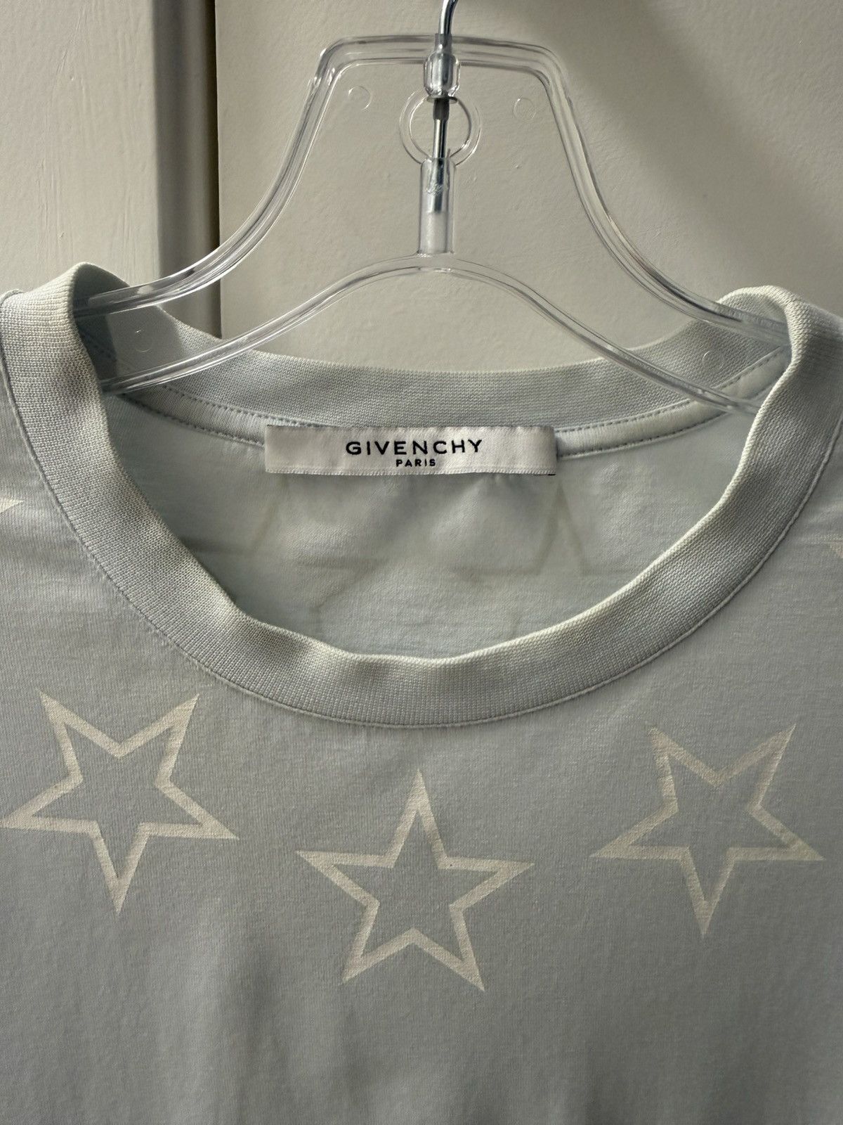 Givenchy Givenchy Blue and White Star T Shirt Size US M / EU 48-50 / 2 - 2 Thumbnail