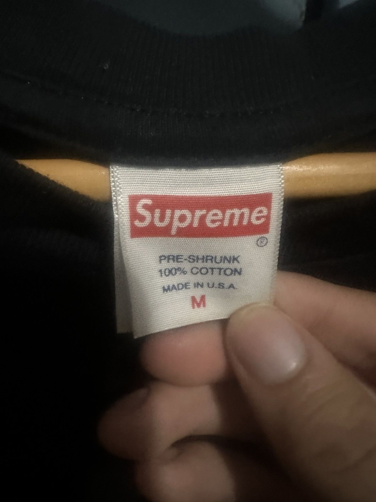 Supreme Supreme Fighter Tee Black Size US M / EU 48-50 / 2 - 3 Thumbnail
