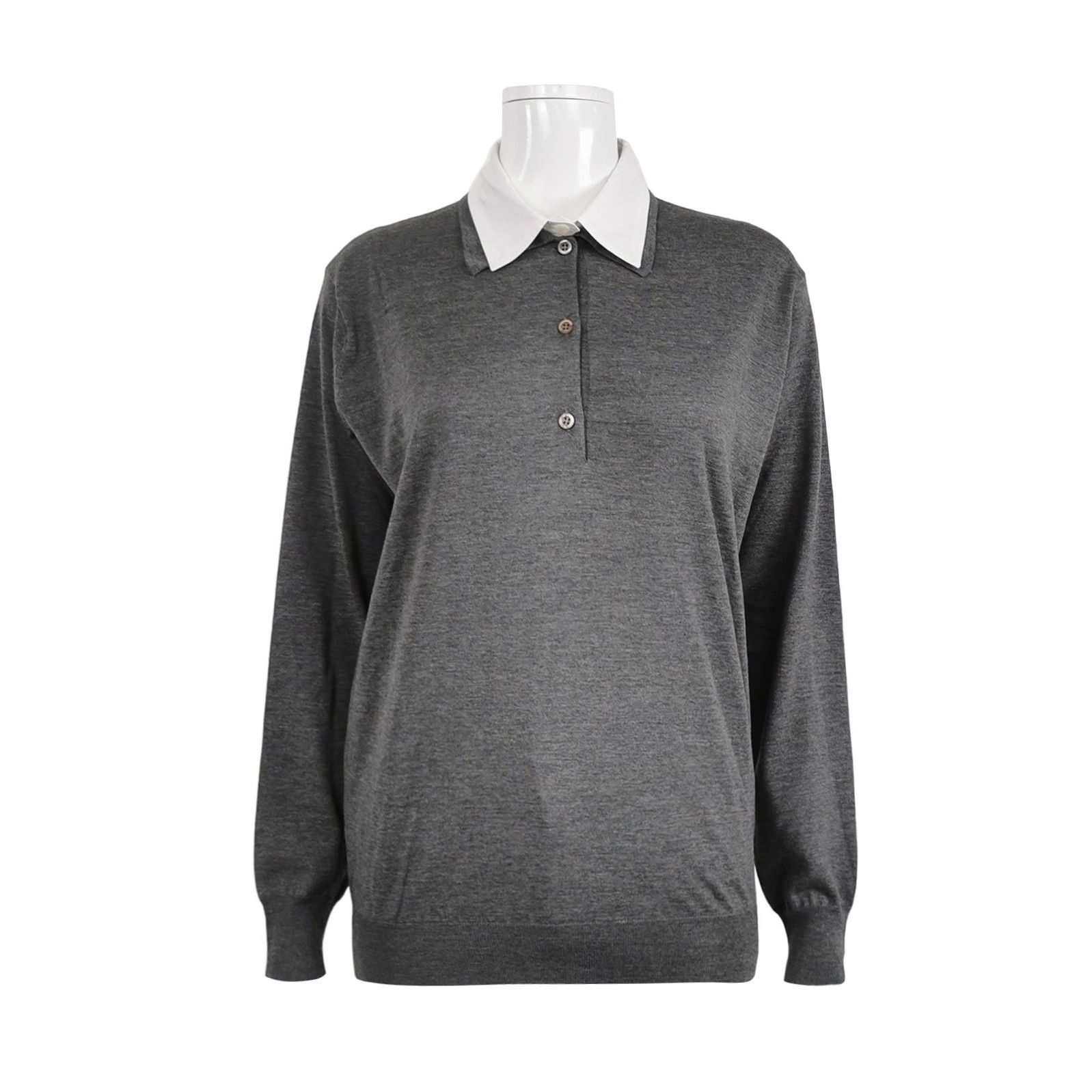 Prada Prada Color Block Wool Knit Pullover Sweater 0089 Size L / US 10 / IT 46 - 1 Thumbnail