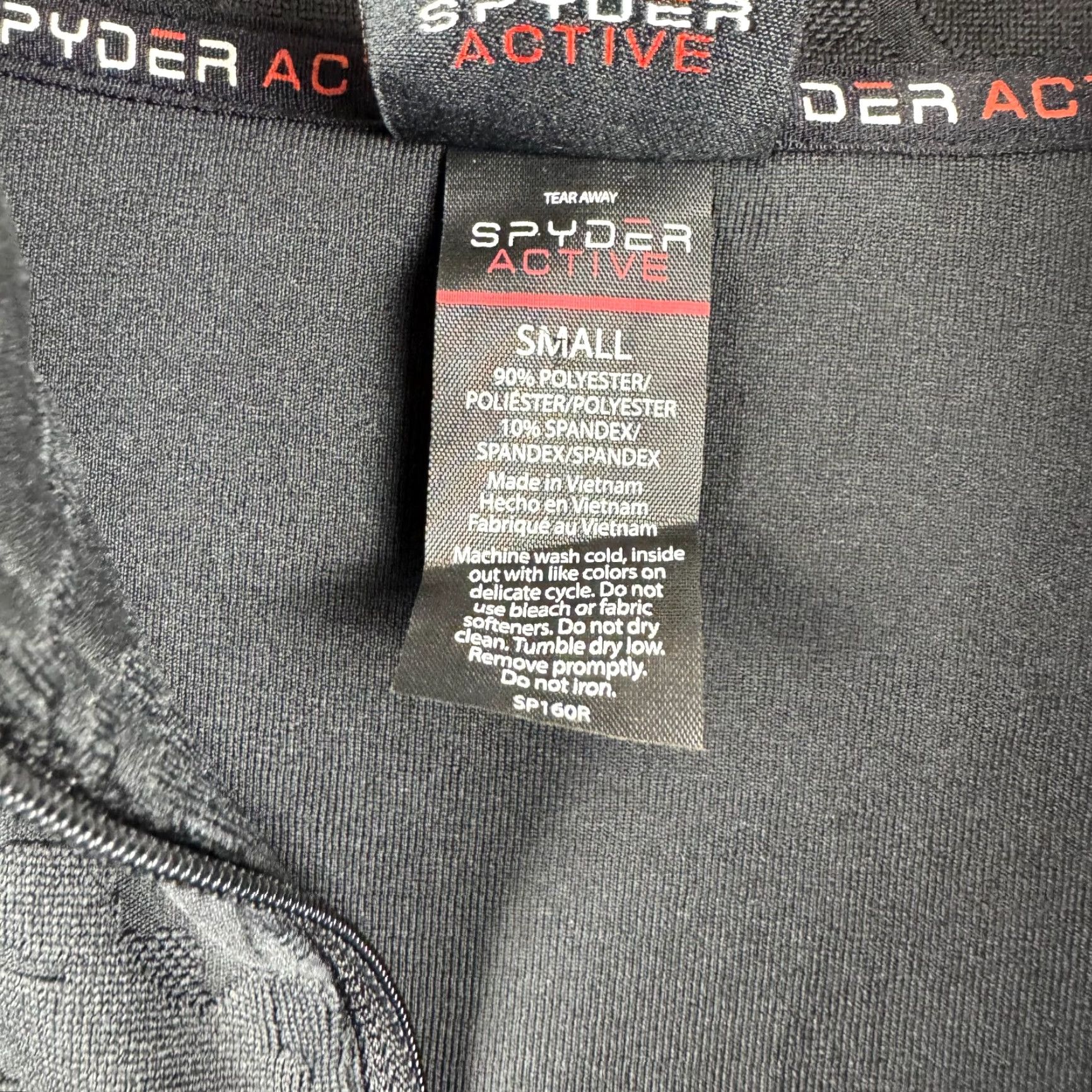 Spyder VINTAGE Spyder Pullover Camouflage Black Mock Neck Zip Running Activewear Women S SP160R (Note: If not vintage, adjust accordingly) Size S / US 4 / IT 40 - 4 Thumbnail