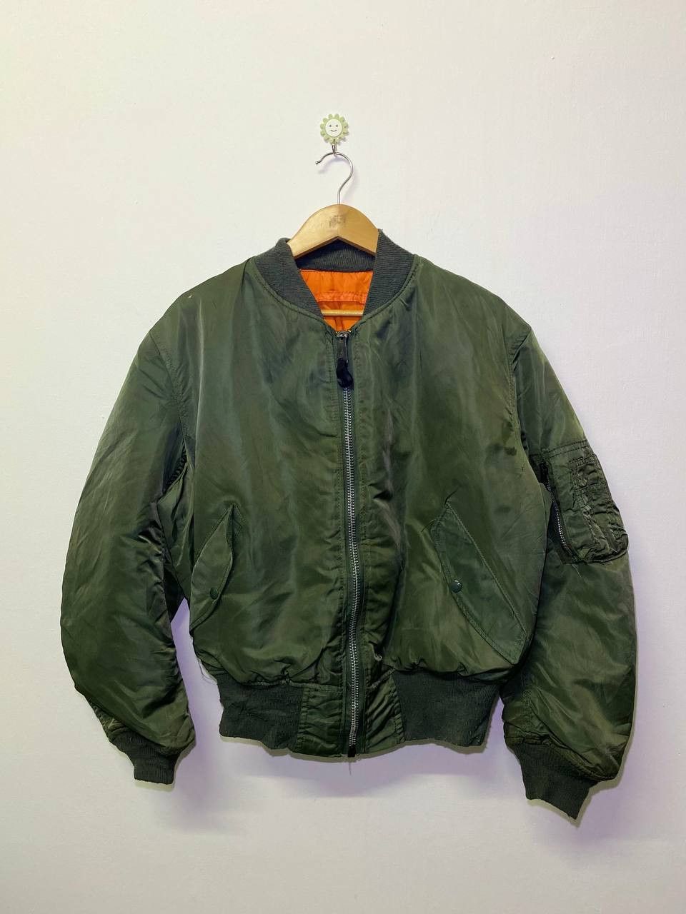 Alpha Industries vintage alpha industries reversible bomber jacket Size US L / EU 52-54 / 3 - 1 Thumbnail