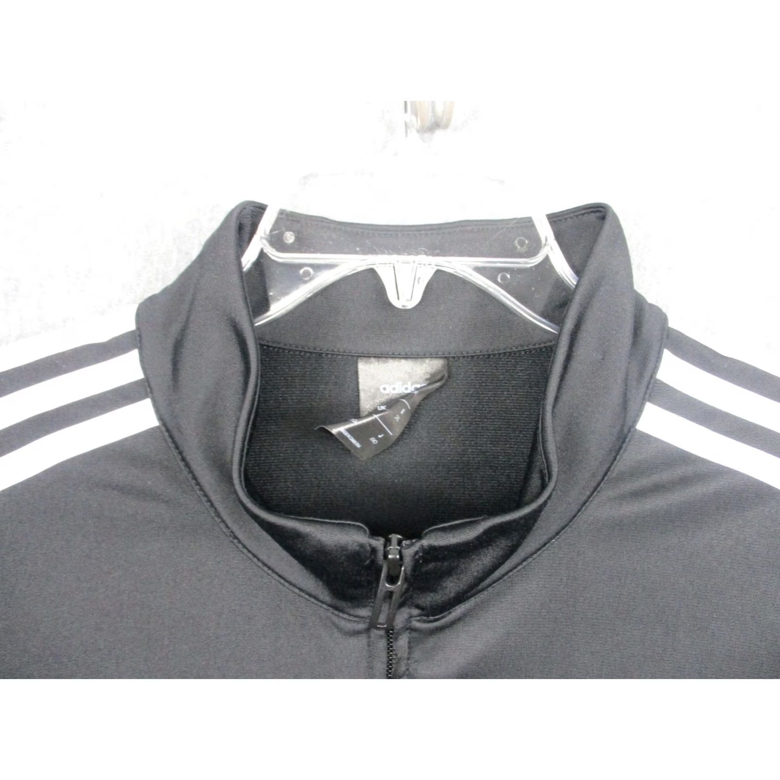 Adidas adidas Jacket Mens 2XL Black Track Essentials Stripes Full Zip DQ3070 Size US XXL / EU 58 / 5 - 3 Thumbnail