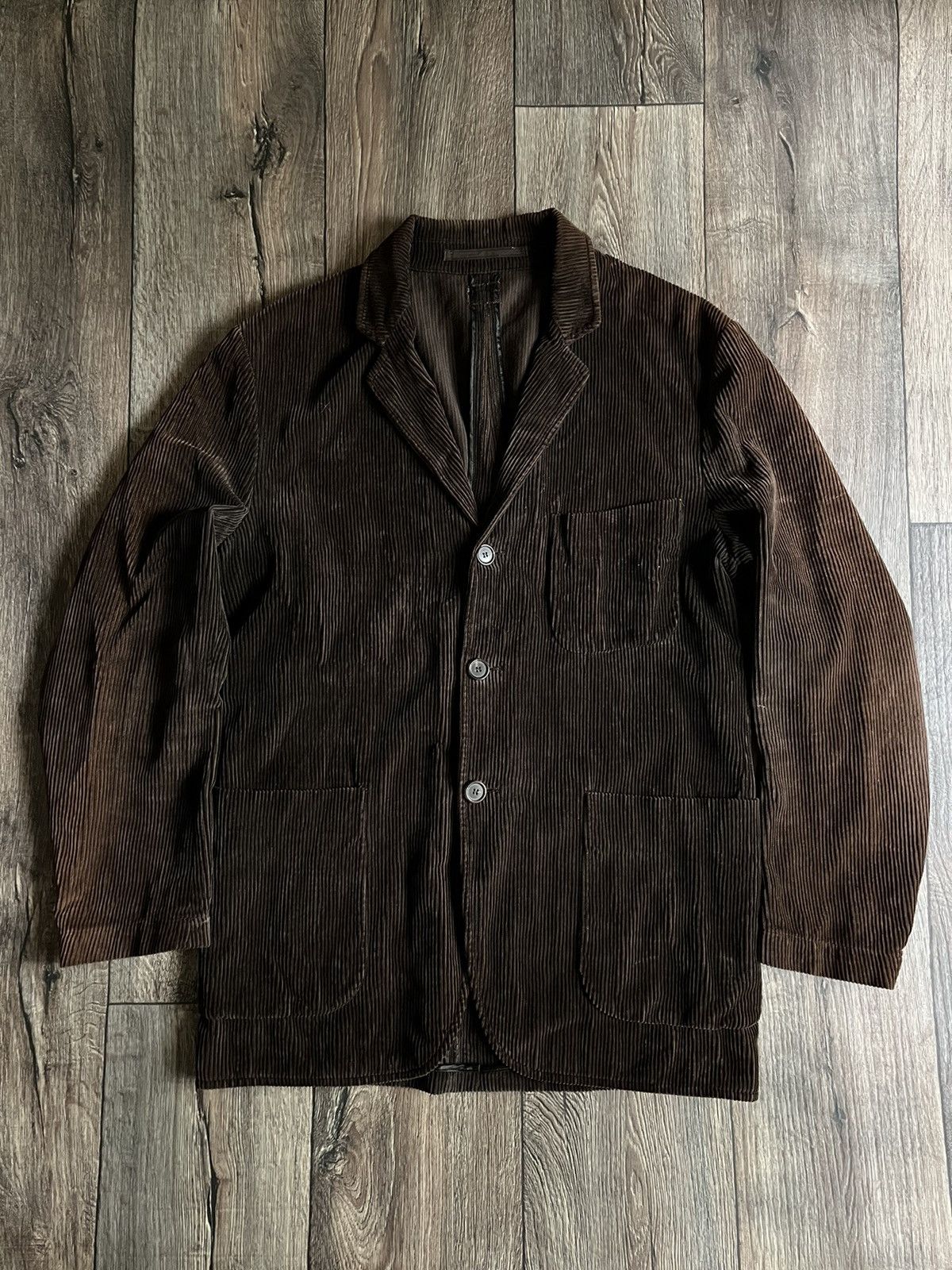 Vintage 00s C.P. Company 3 Buttons Velvet Italian Blazer