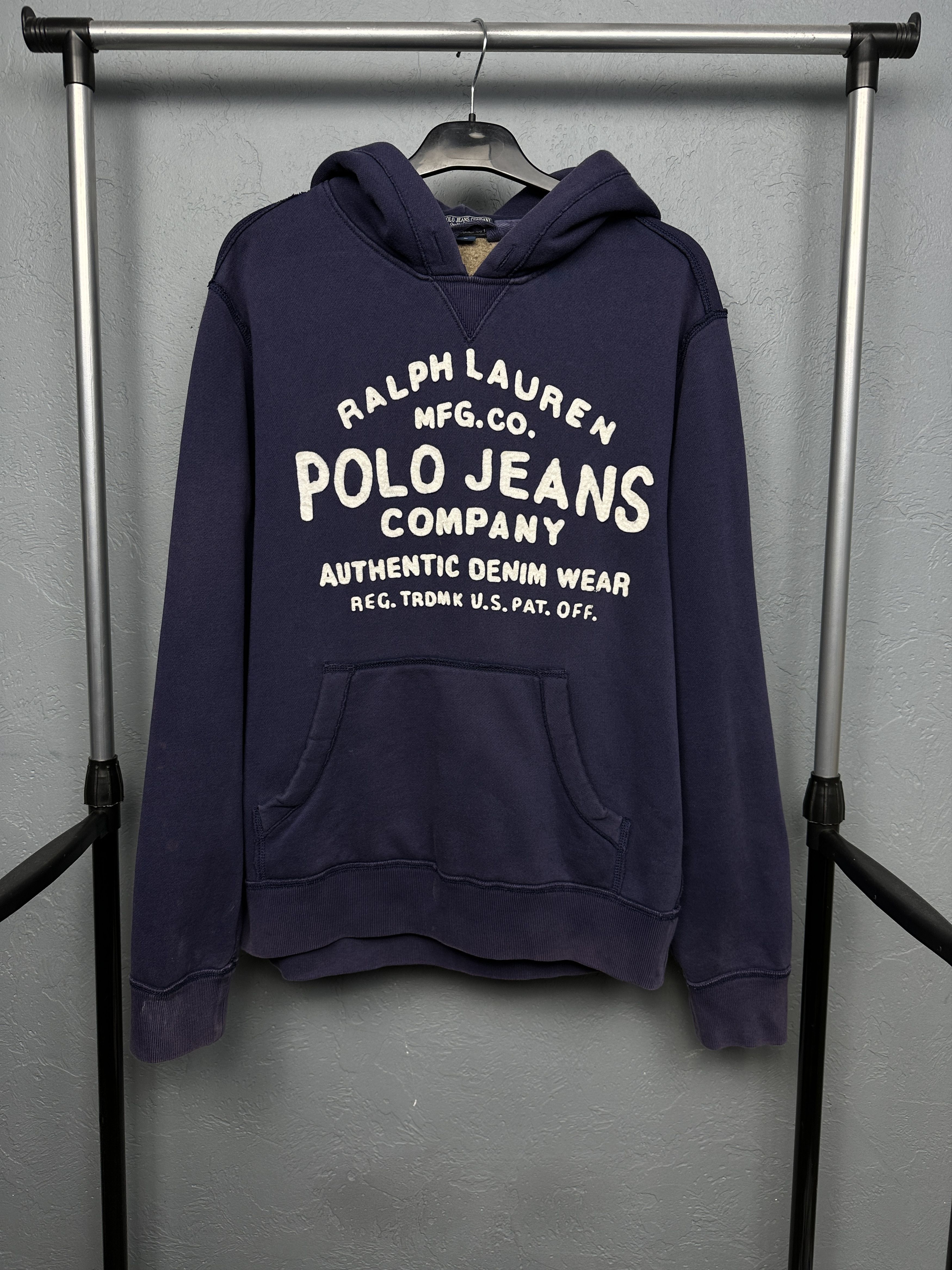 Polo Ralph Lauren Polo Ralph Lauren Jeans Co. Vintage Mens Hoodie Size US L / EU 52-54 / 3 - 1 Thumbnail