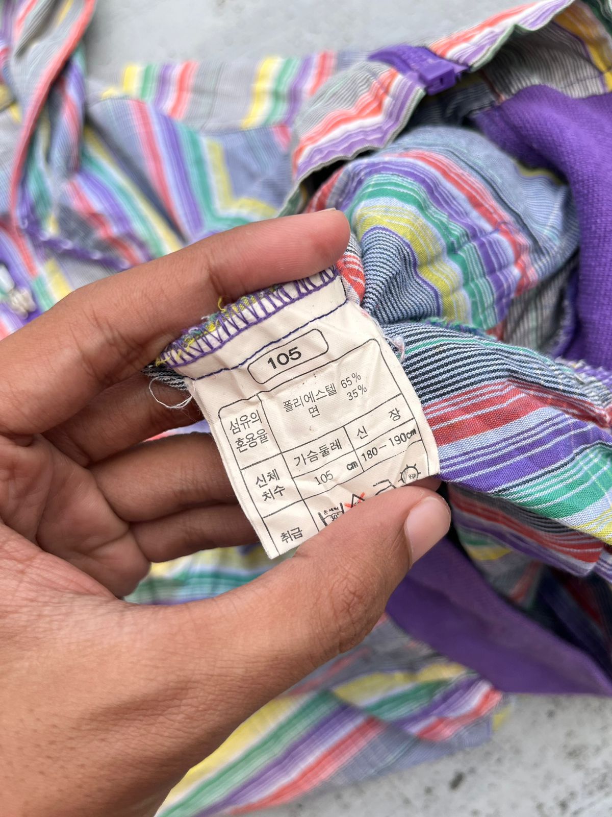 Asics Vintage Asics Rainbow Stripped Jacket Size US S / EU 44-46 / 1 - 6 Thumbnail