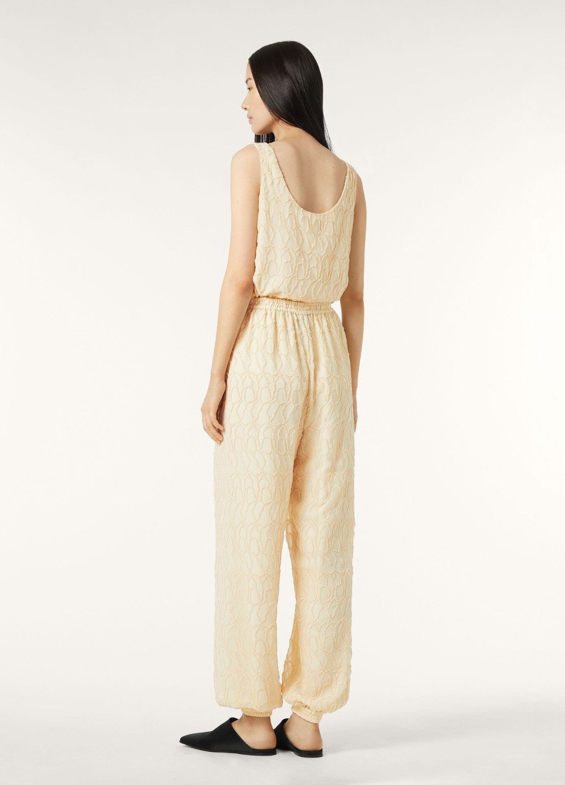 Loro Piana o1srvl11e0526 FAP3098 Paola Tank Top in Beige Size XS / US 0-2 / IT 36-38 - 4 Thumbnail