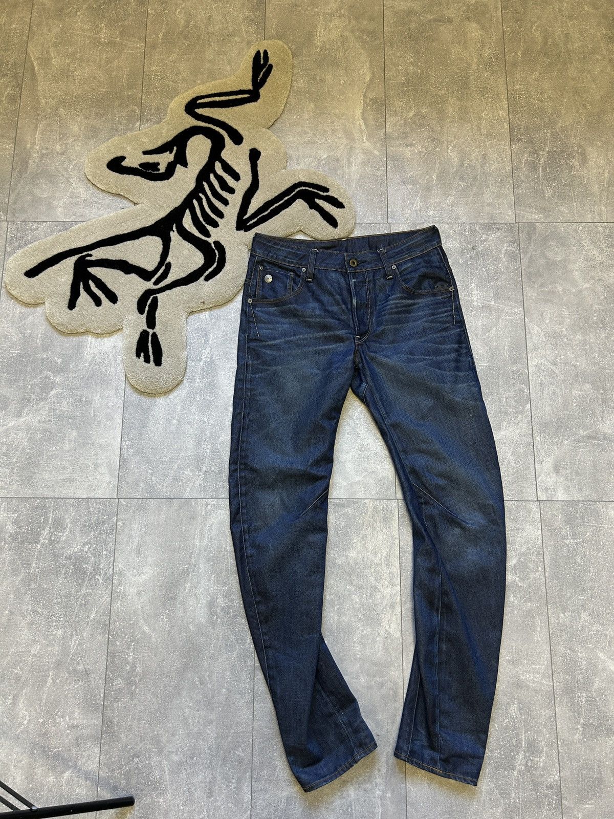 G-Star × Vintage Mens G Star Raw ARC 3D slim jeans denim cargo pants size 30 Size US 30 / EU 46 - 2 Thumbnail