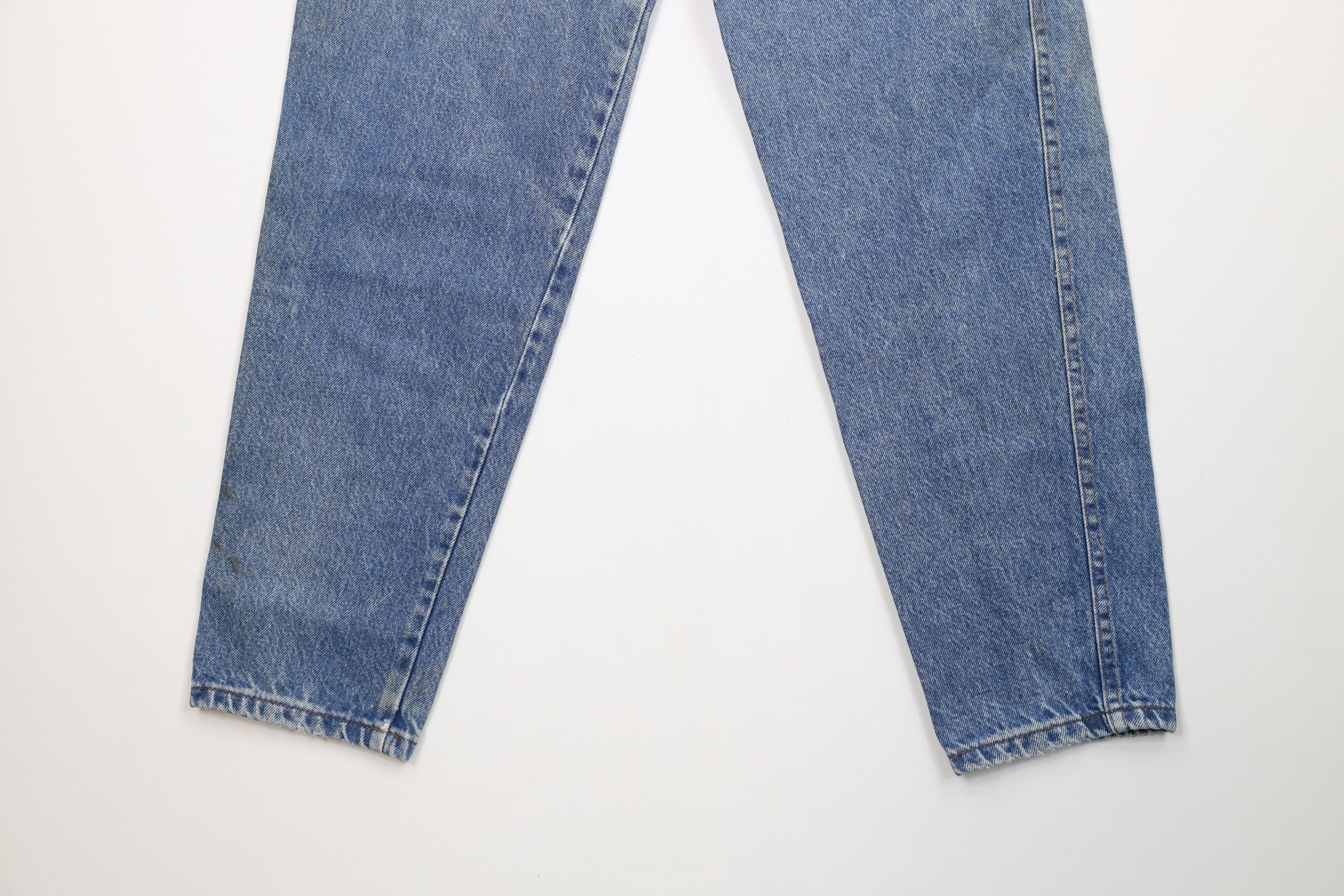Vintage Vintage 90s Streetwear High Waist Tapered Jeans Blue USA Size 32" / US 10 / IT 46 - 15 Thumbnail