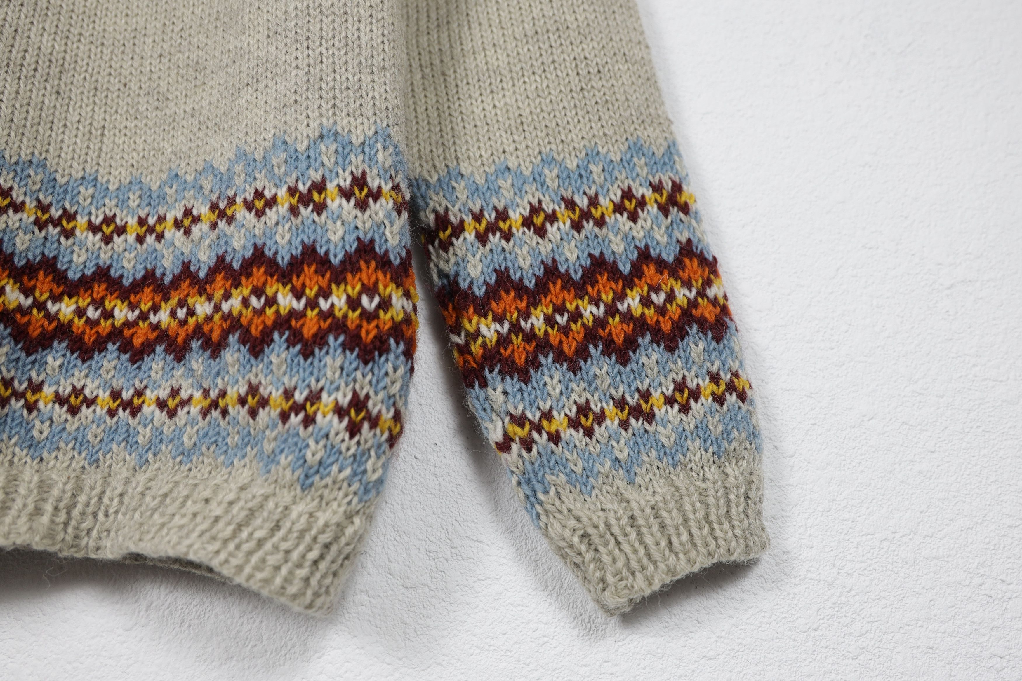 Other Pachamama Handknit Ornament Wool Sweater Avant Garde Size S / US 4 / IT 40 - 5 Thumbnail