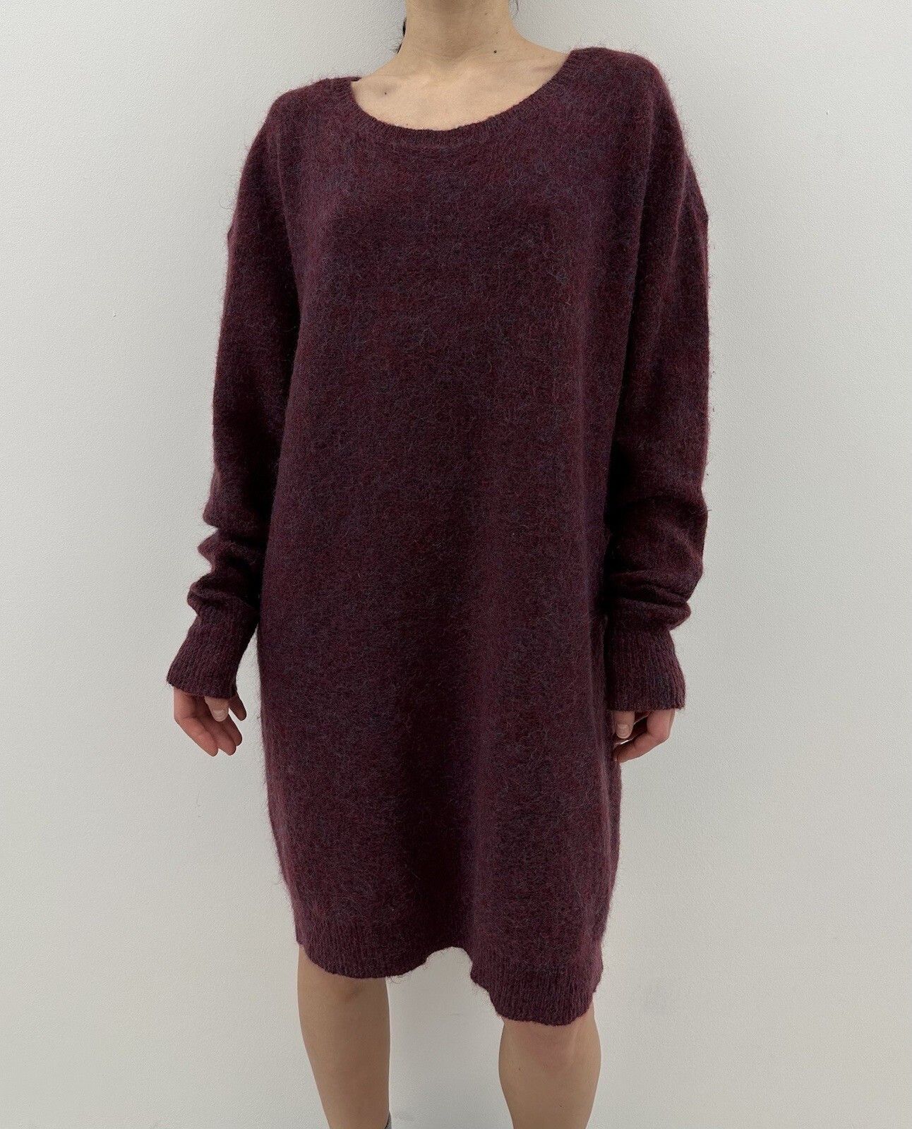 Acne Studios ACNE Wham Mohair Knit Wool Blend Sweater Dress Size S / US 4 / IT 40 - 2 Thumbnail