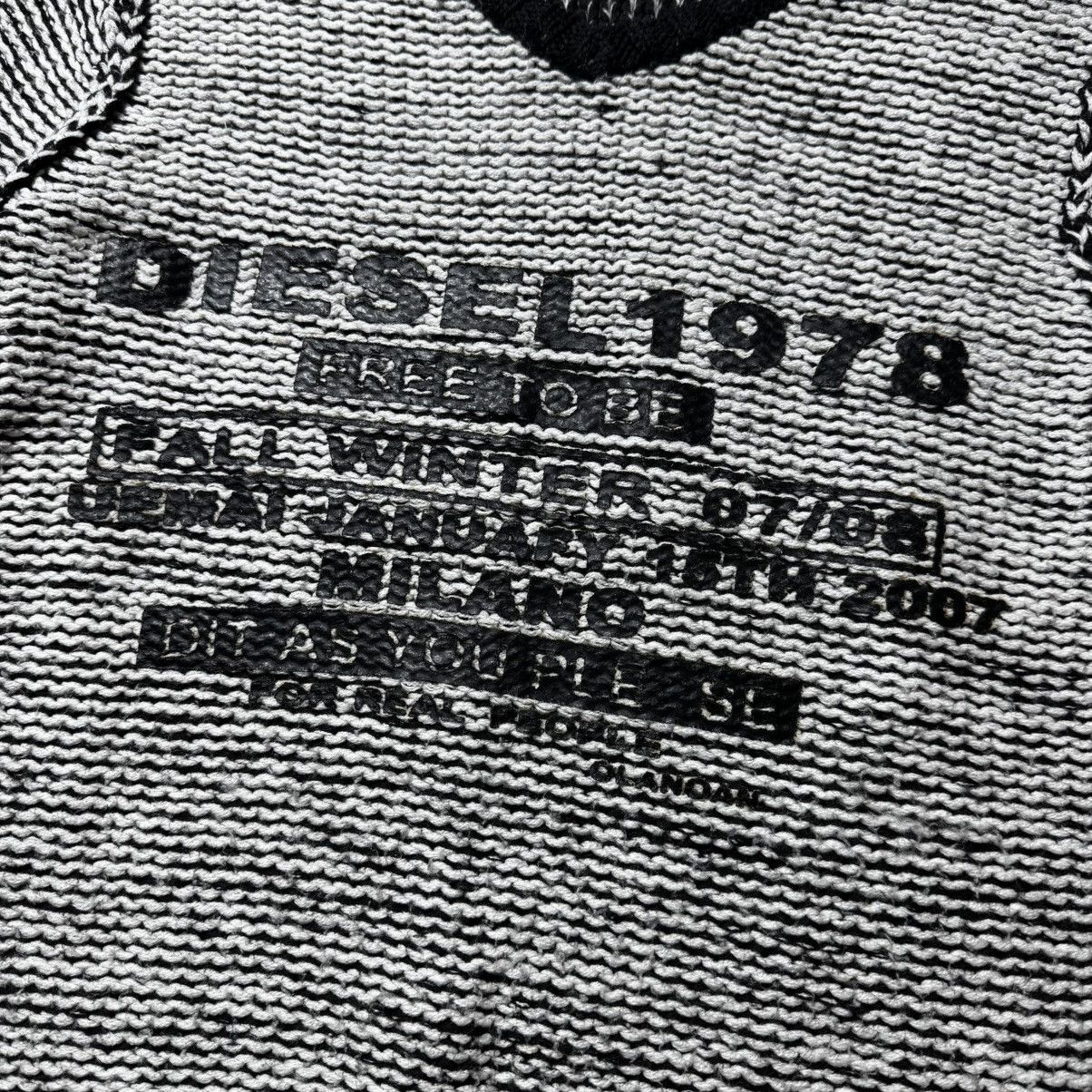 Diesel vintage avant garde chain mail sweater diesel big logo slim Size US L / EU 52-54 / 3 - 5 Thumbnail