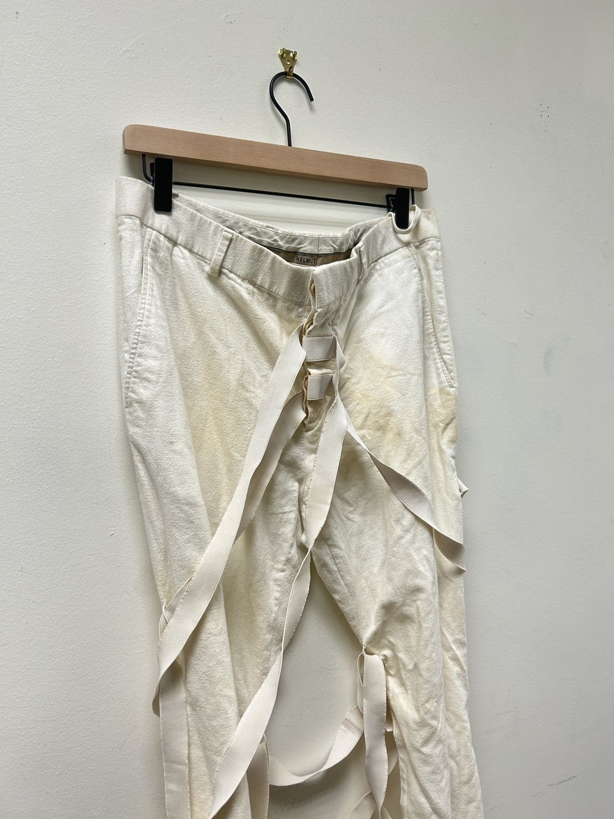 Helmut Lang SS 2004 Sample Bondage Trousers Size US 32 / EU 48 - 2 Thumbnail