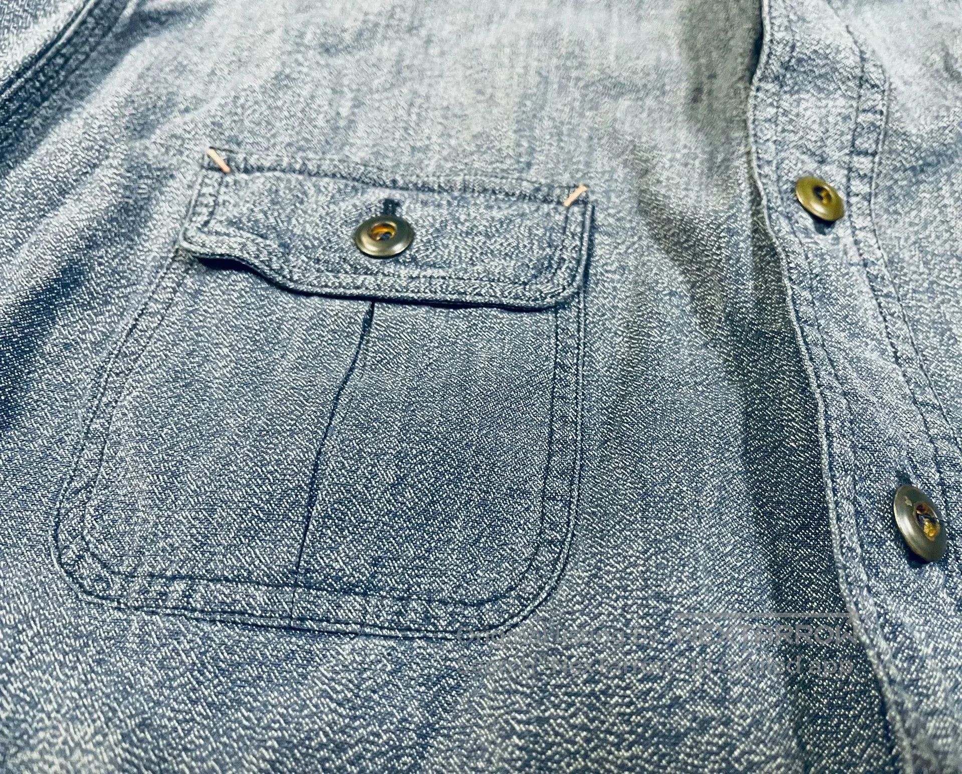 RRL Ralph Lauren RRL Indigo Vintage Workwear Shirt Jacket. Size US S / EU 44-46 / 1 - 5 Thumbnail