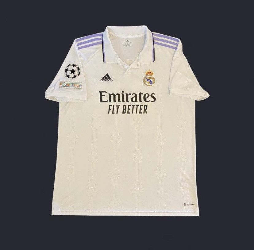 Adidas Real Madrid Home shirt **AUTHENTIC** Size US XL / EU 56 / 4 - 2 Thumbnail
