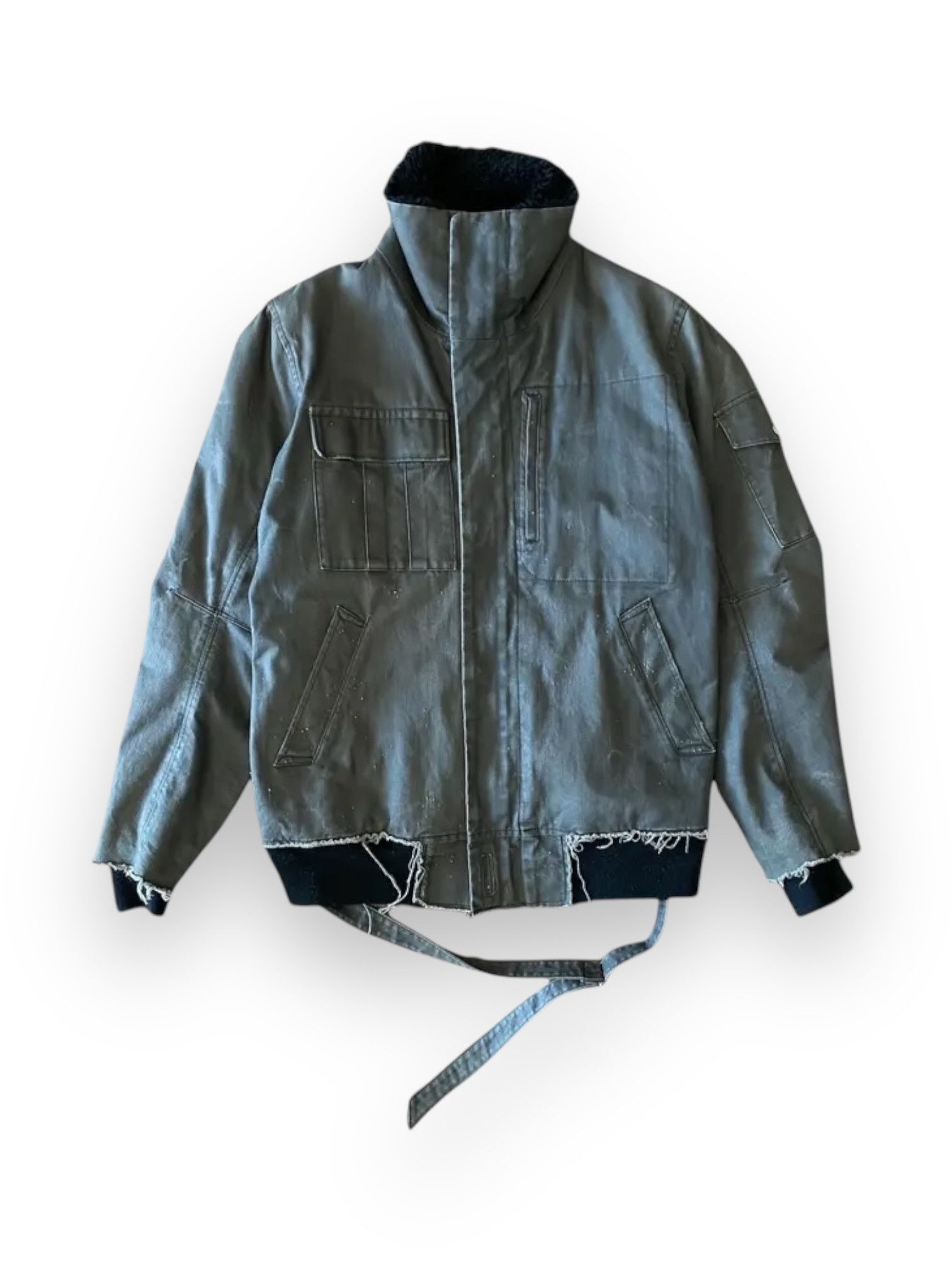 Undercover AW05 "Arts & Crafts" Fur-Lined Distressed Military Jacket Size US M / EU 48-50 / 2 - 5 Thumbnail