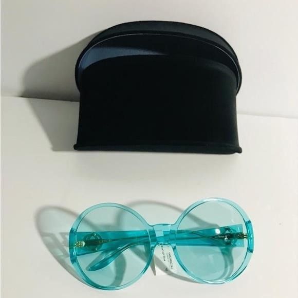 Gucci GUCCI GG0954S 001 Prestige Light Blue Sunglasses","descripti Size ONE SIZE - 4 Thumbnail